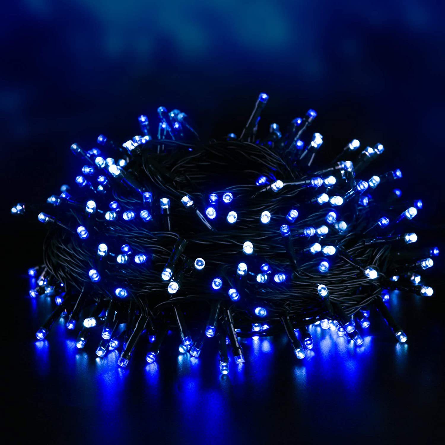 Elegear LED-Lichterkette Weihnachtsdeko 40M Timer,IP44, 300LEDs mit Batterie