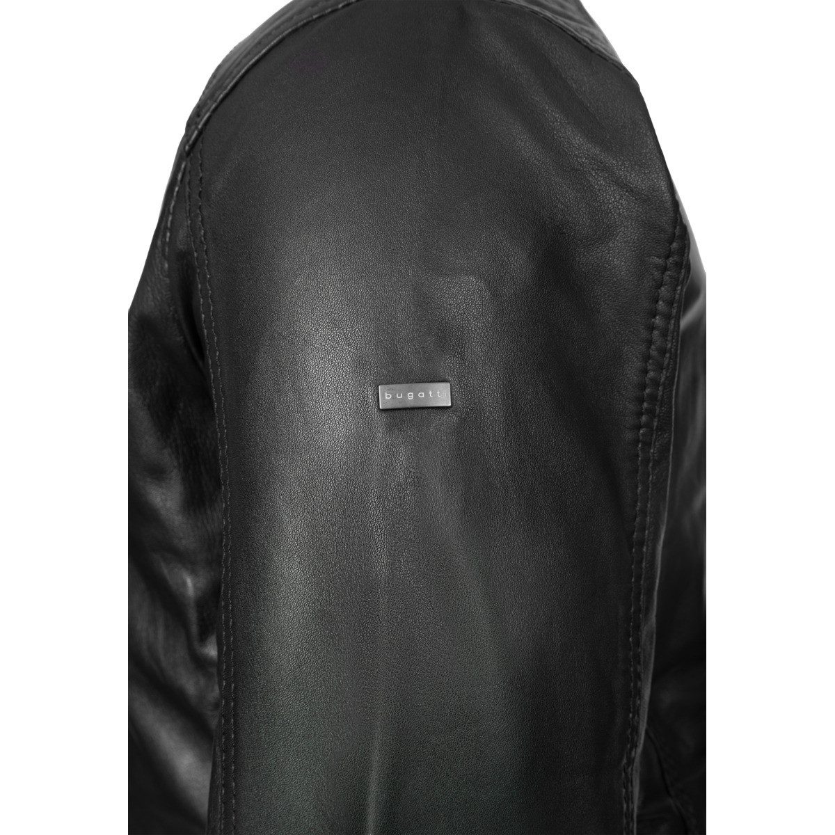 bugatti Lederjacke Zagreb Herren Bomberjacke, Freizeitjacke, Blazer, Pufferjacke, Übergangsjacke
