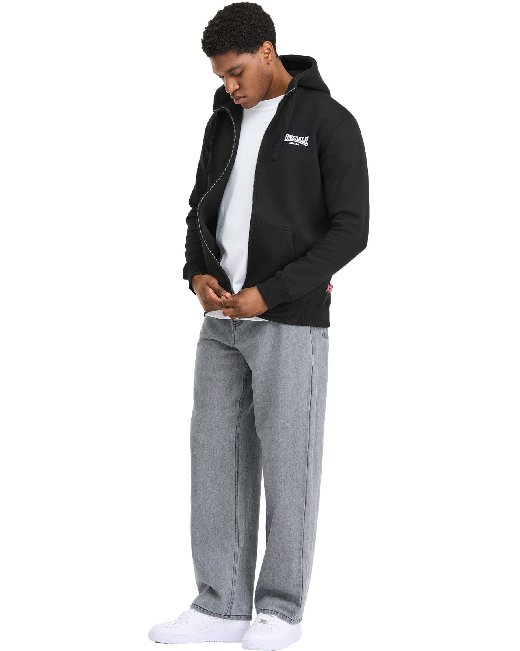 Lonsdale Kapuzensweatjacke Lonsdale Kapuzensweatjacke Burrard mit Kapuze