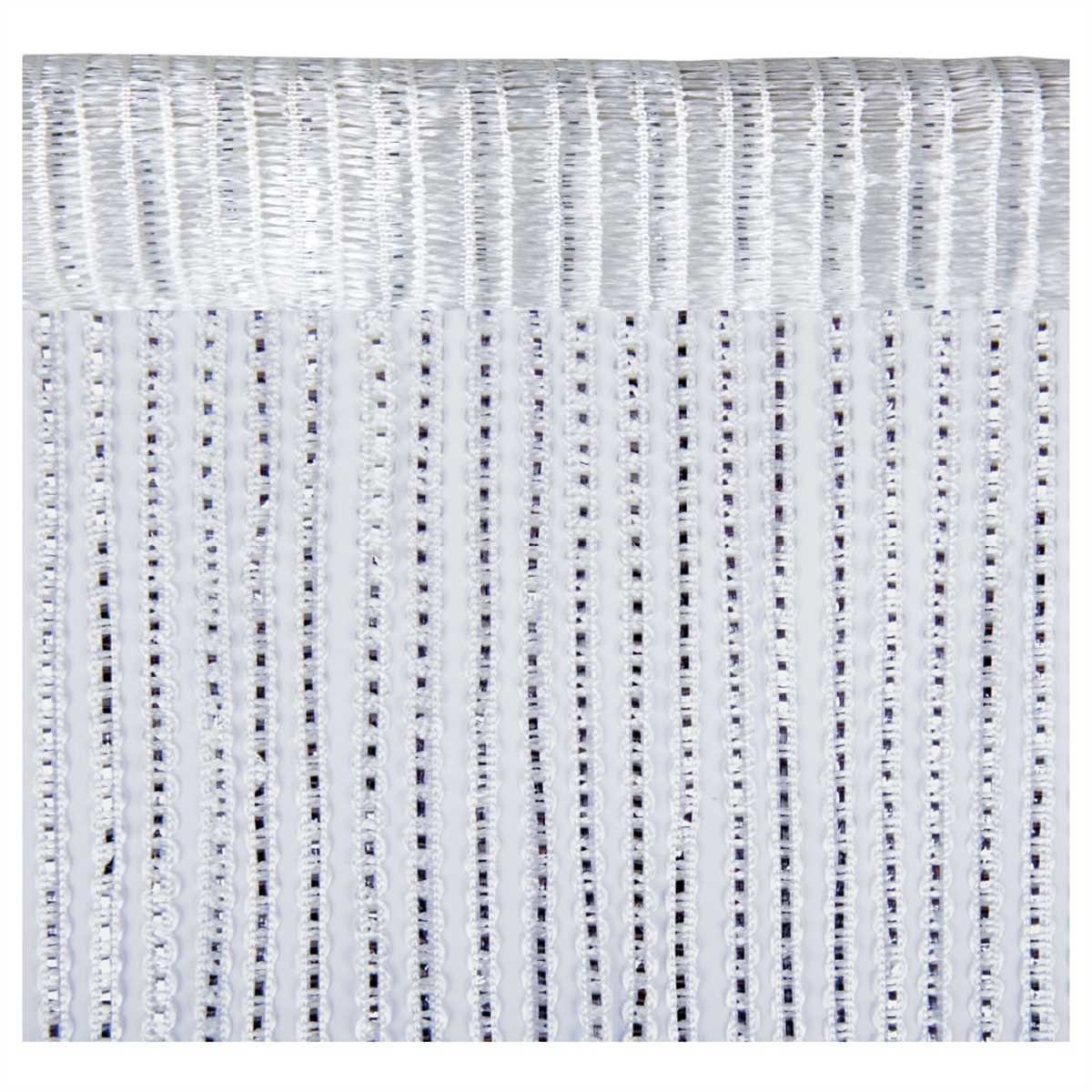 Bestlivings Fadenvorhang, Stangendurchzug, halbtransparent, Fadengardine mit Stangendurchzug (90 x 200cm bis 300 x 250cm)