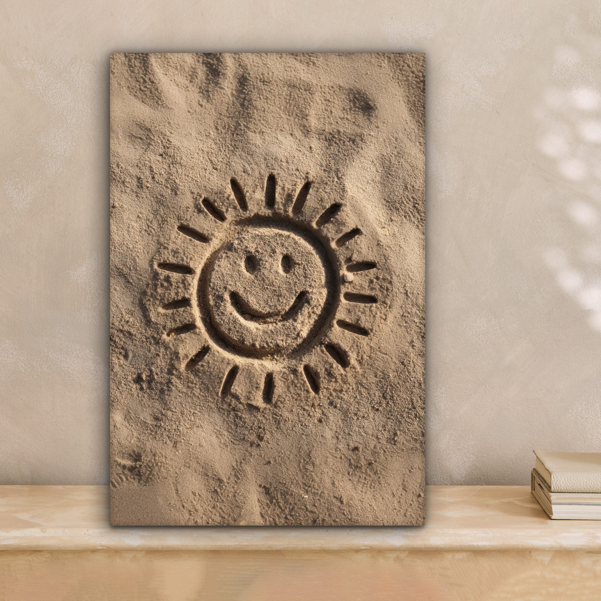 OneMillionCanvasses® Leinwandbild Gesicht - Sonne - günstig online kaufen
