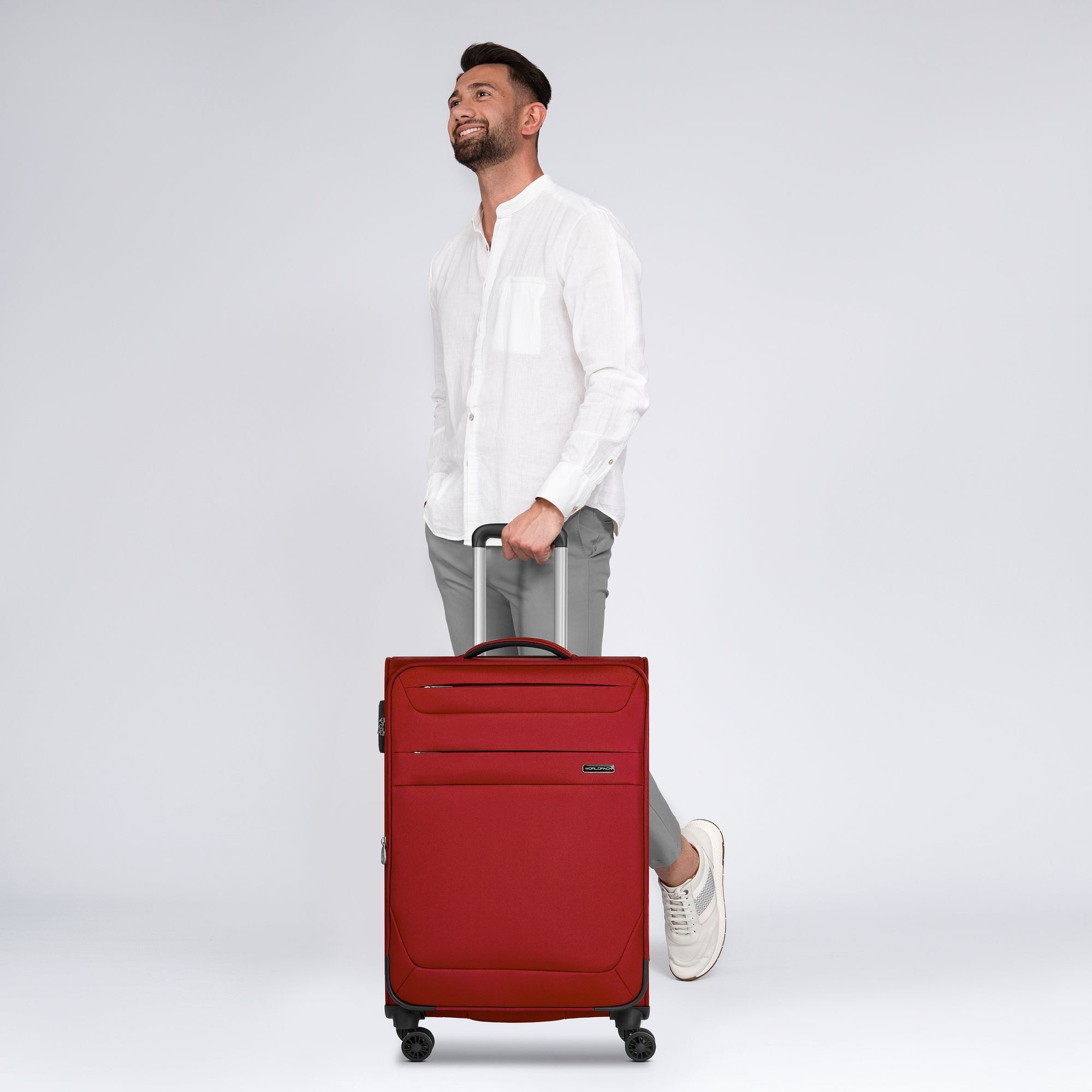 WORLDPACK Weichgepäck-Trolley Chicago, 4 Rollen, Polyester