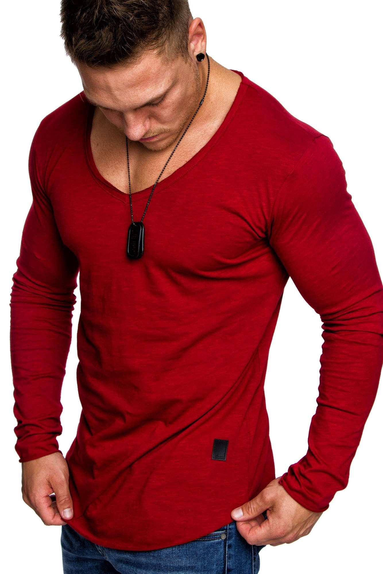 Amaci&Sons T-Shirt NEWARK Langarmshirt günstig online kaufen