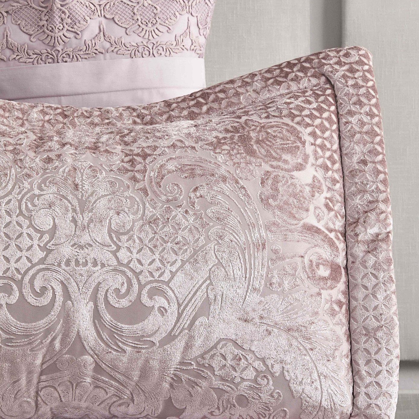 Karaca Home Bettwäsche Valeria Best 8 Teiliges Mitgift-Set Altrosa, Bettbezug mit Rüschen