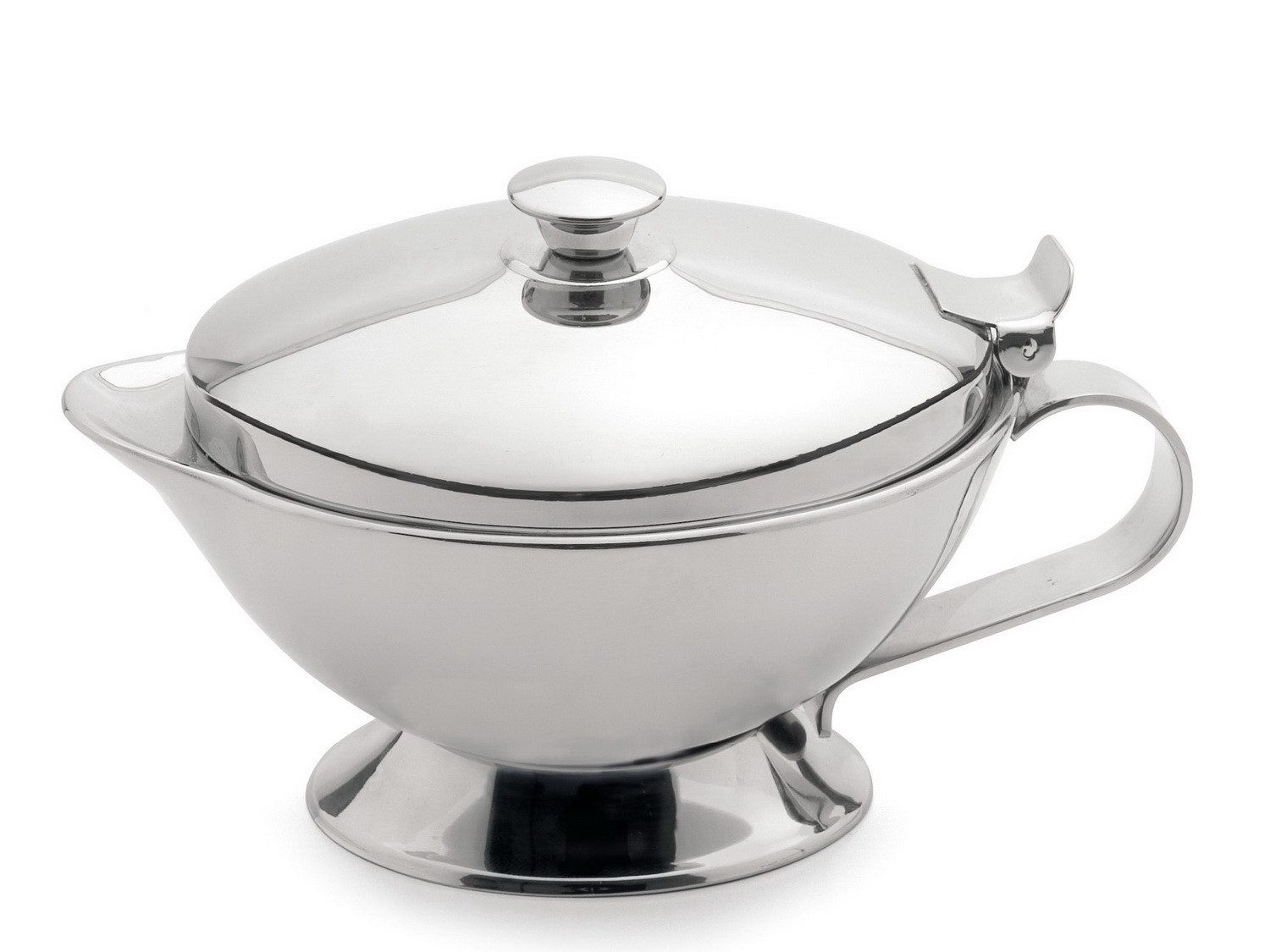Karl Weis Sauciere Thermosauciere Doppelwand Thermo-Soßenkanne Saucenkanne Soßenkännchen, Edelstahl, (hochwertig verarbeitetes Saucenkännchen), doppelwandig isolierter Soßenspender mit Deckel