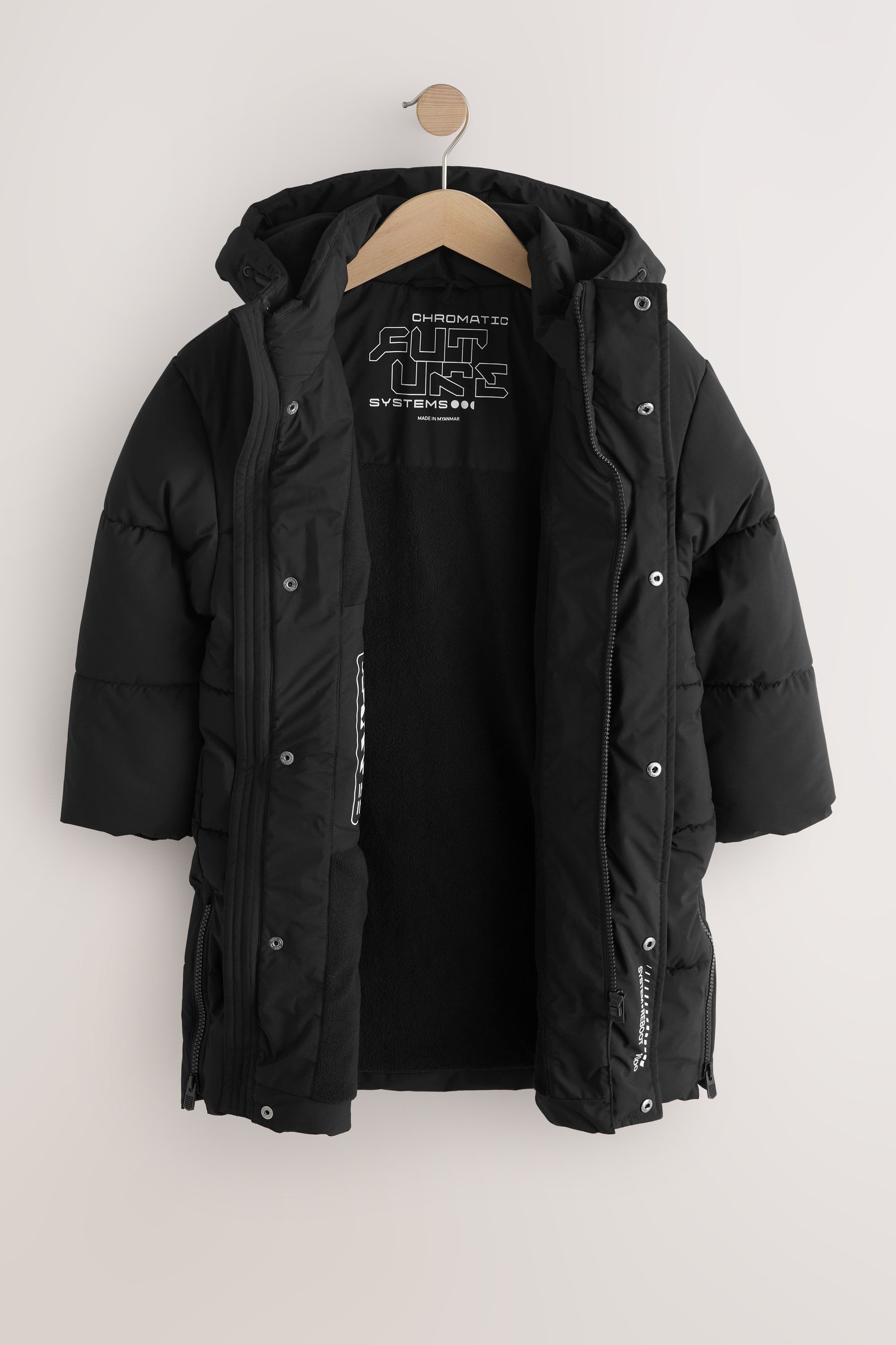 Next Steppjacke Langer, wattierter Mantel (1-St)