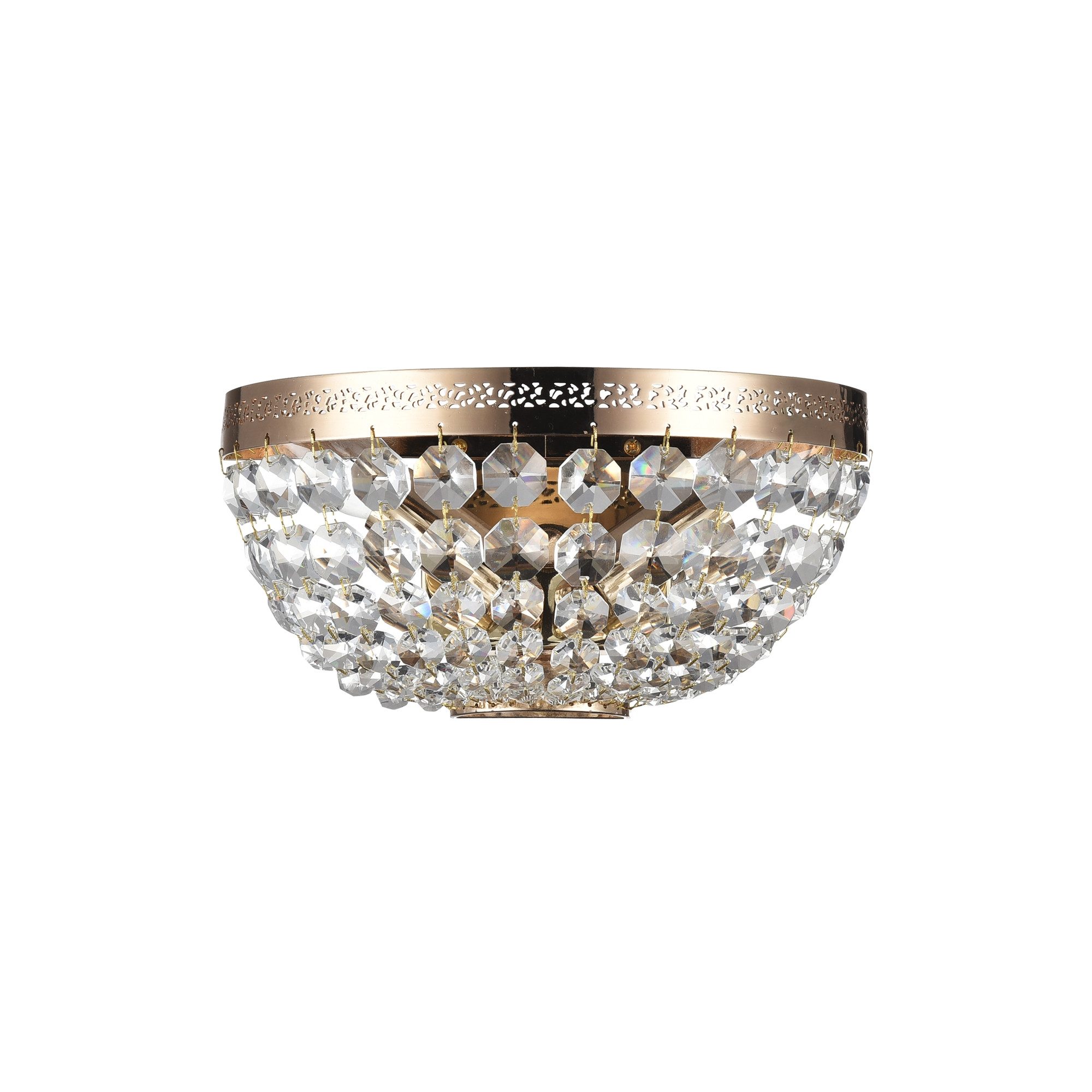 Maytoni Wandleuchte Wandleuchte DIA700-WL-02-G, Ohne Leuchtmittel, Maytoni Classic Wandleuchte Gold 2x E14 – Wandlampe aus Metall