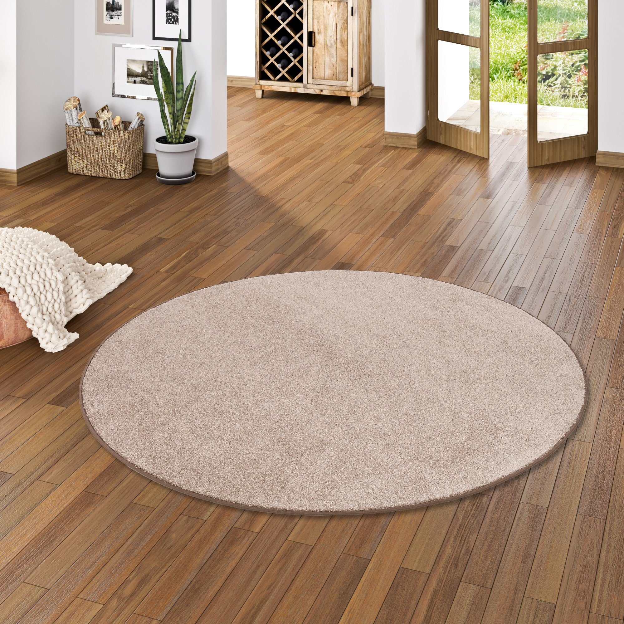 Snapstyle Veloursteppich Hochflor Velours Teppich Luna günstig online kaufen