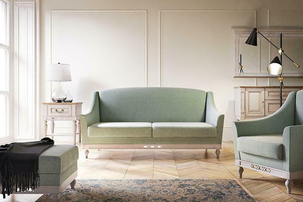 JVmoebel Wohnzimmer-Set Sofagarnitur 3+1+ Sitzer Sofas Couch Polster Garnitur Moderne Couchen