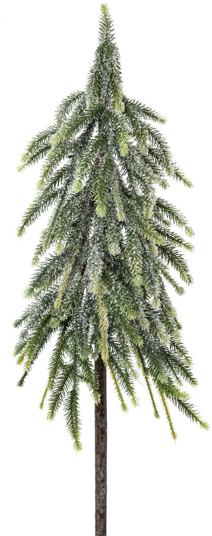 Creativ green Künstlicher Weihnachtsbaum Weihnachtsdeko, künstlicher Christbaum, Tannenbaum, zum Stecken und mit Deko-Schnee bedeckt