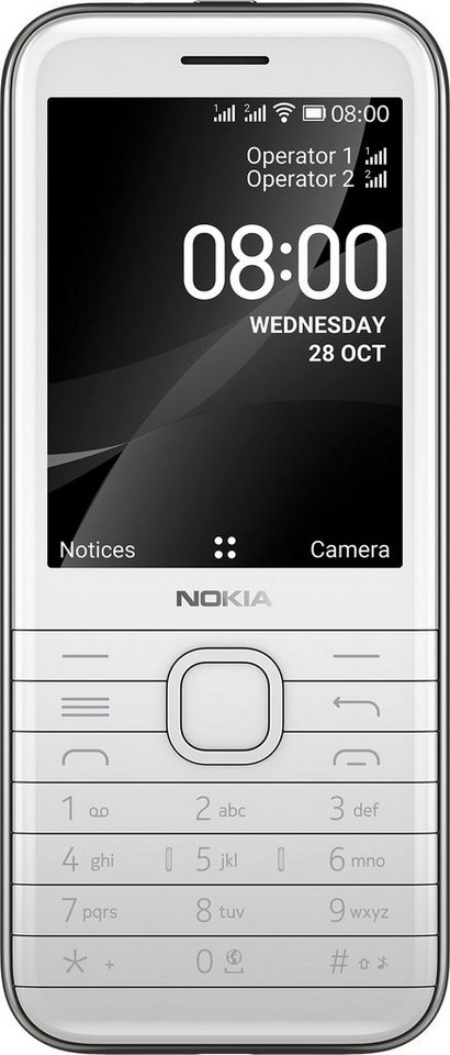 Nokia 8000 4G Sparkler Handy (7 cm/2,8 Zoll, 4 GB Speicherplatz, 2 MP Kamera )