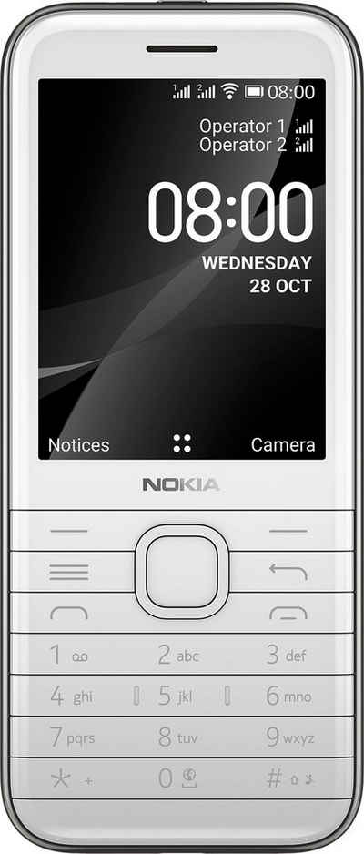 Nokia 8000 4G Sparkler Handy (7 cm/2,8 Zoll, 4 GB Speicherplatz, 2 MP Kamera)