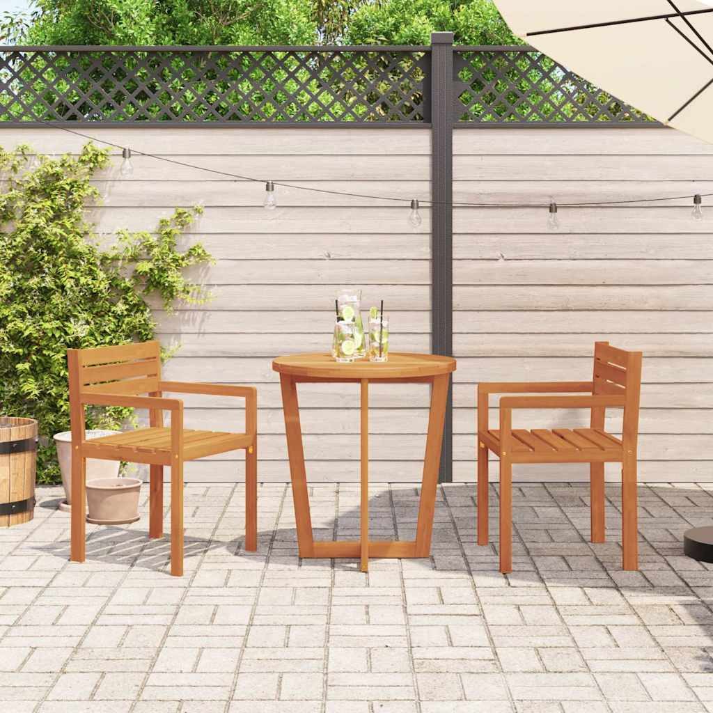 vidaXL Gartenlounge-Set 3-teiliges Garten-Ess-Set aus Massivholz