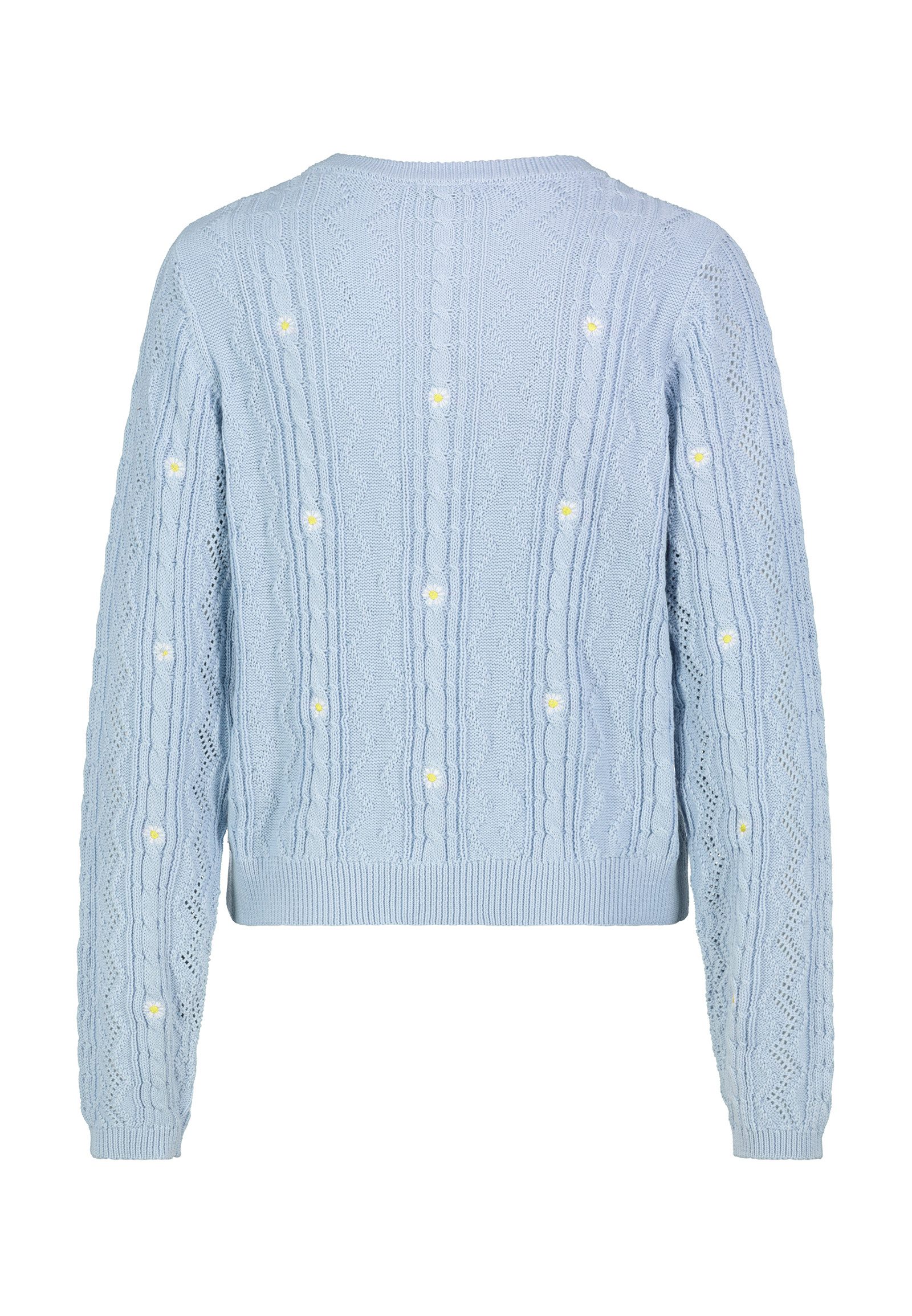 Eight2Nine Strickpullover Damen Strickpullover cropped mit verspielter Stic günstig online kaufen