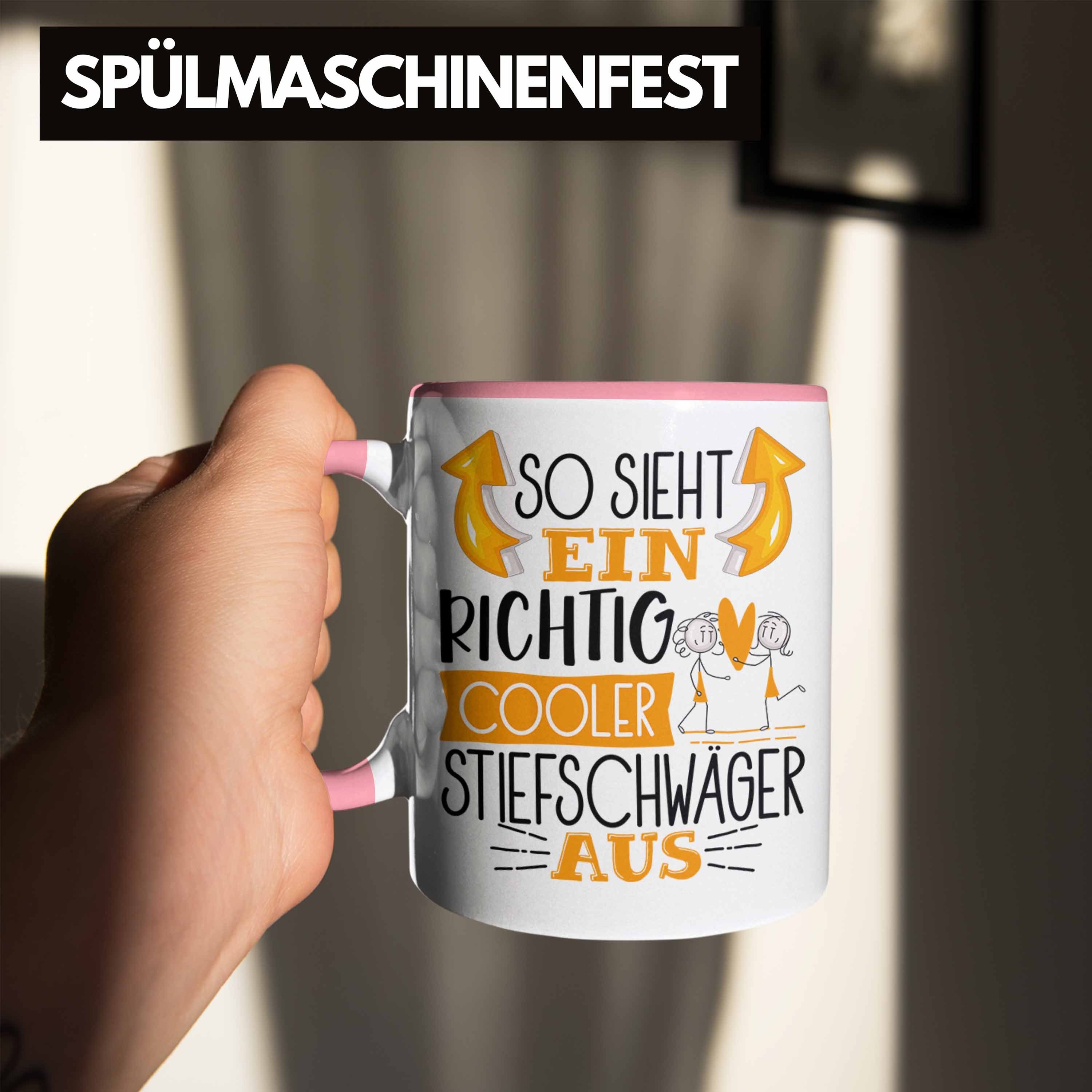 Cooler So Sieht Geschenk Aus Trendation Tasse Stiefschwäger Ein Rosa Lustiger Tasse Richtig