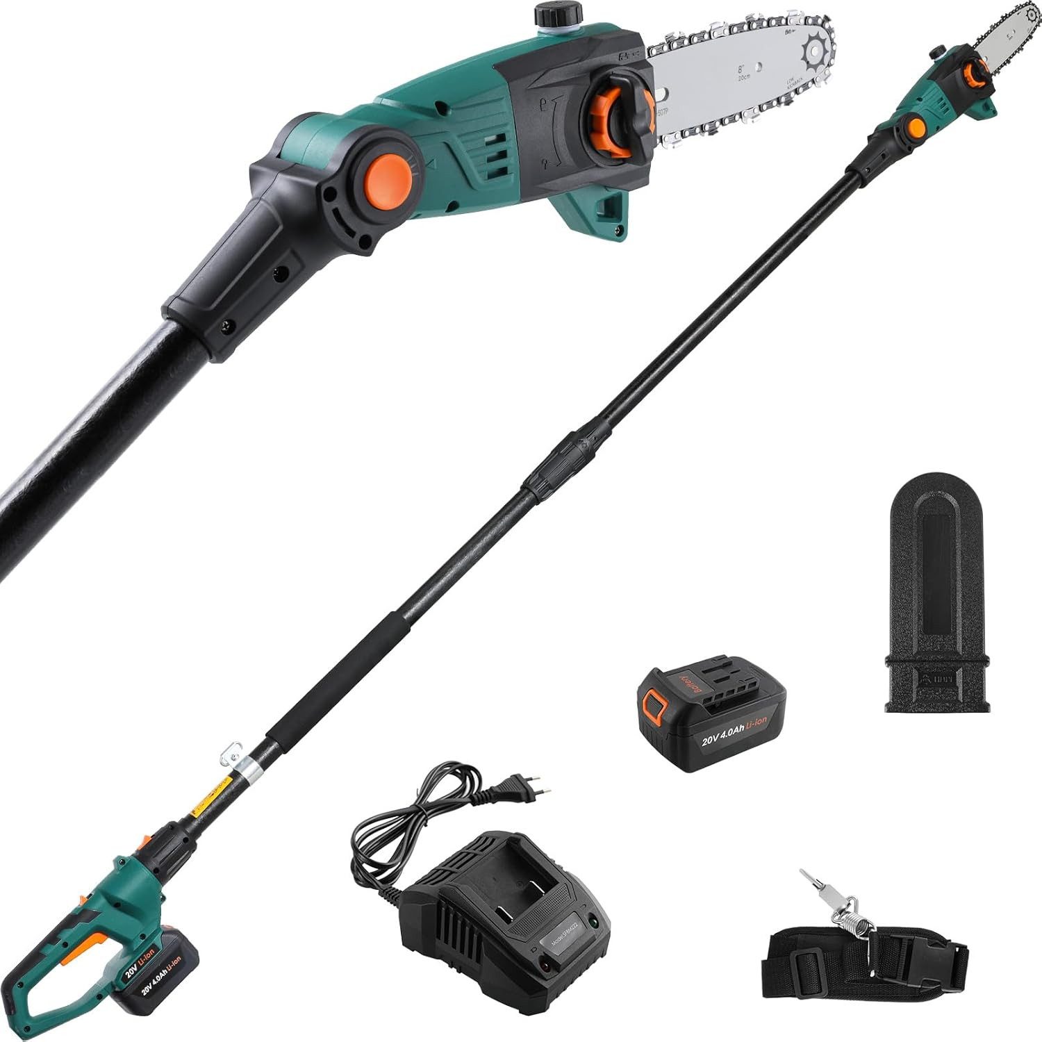 TLGREEN Akku-Hochentaster Elektro Teleskop Astsäge Hochentaster, 5 m/s Kett günstig online kaufen