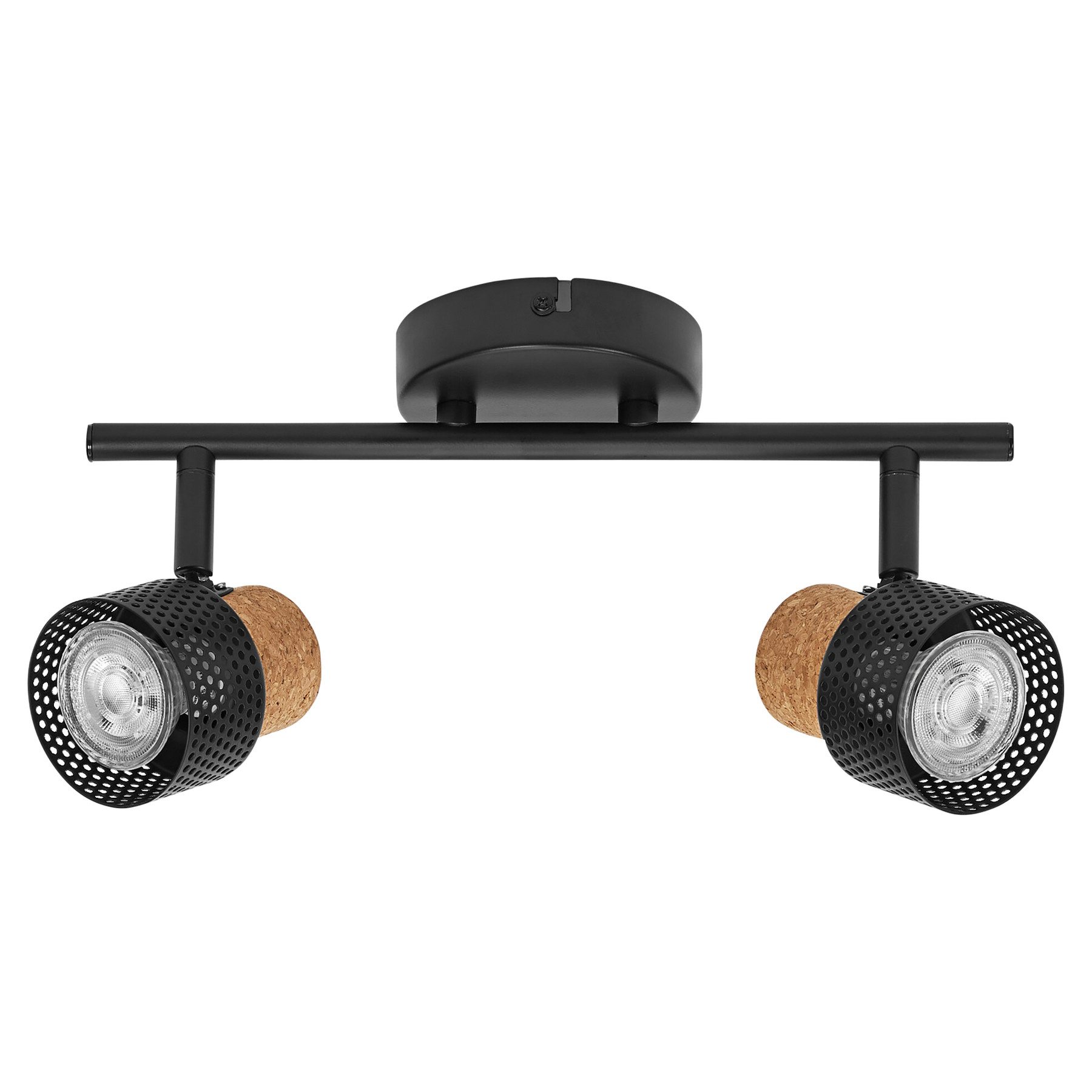 Osram LED Deckenspots OSRAM LED-Deckenleuchte, GU10, 6,8 W, 460 lm, 2700 K, 2-Spot-Leuchte