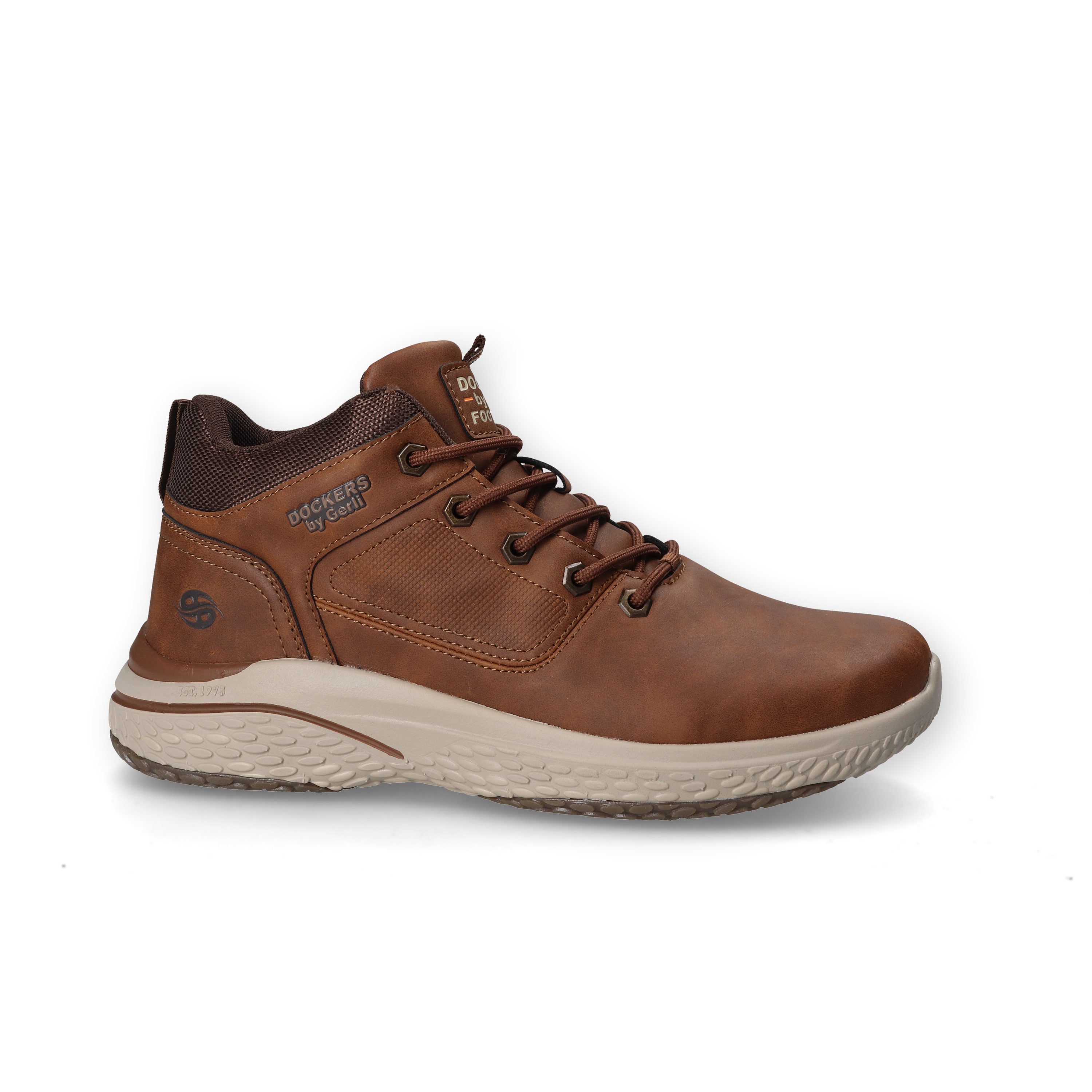 Dockers by Gerli Schnürboots Sneaker-Boots, Schnürstiefelette mit Profilsohle
