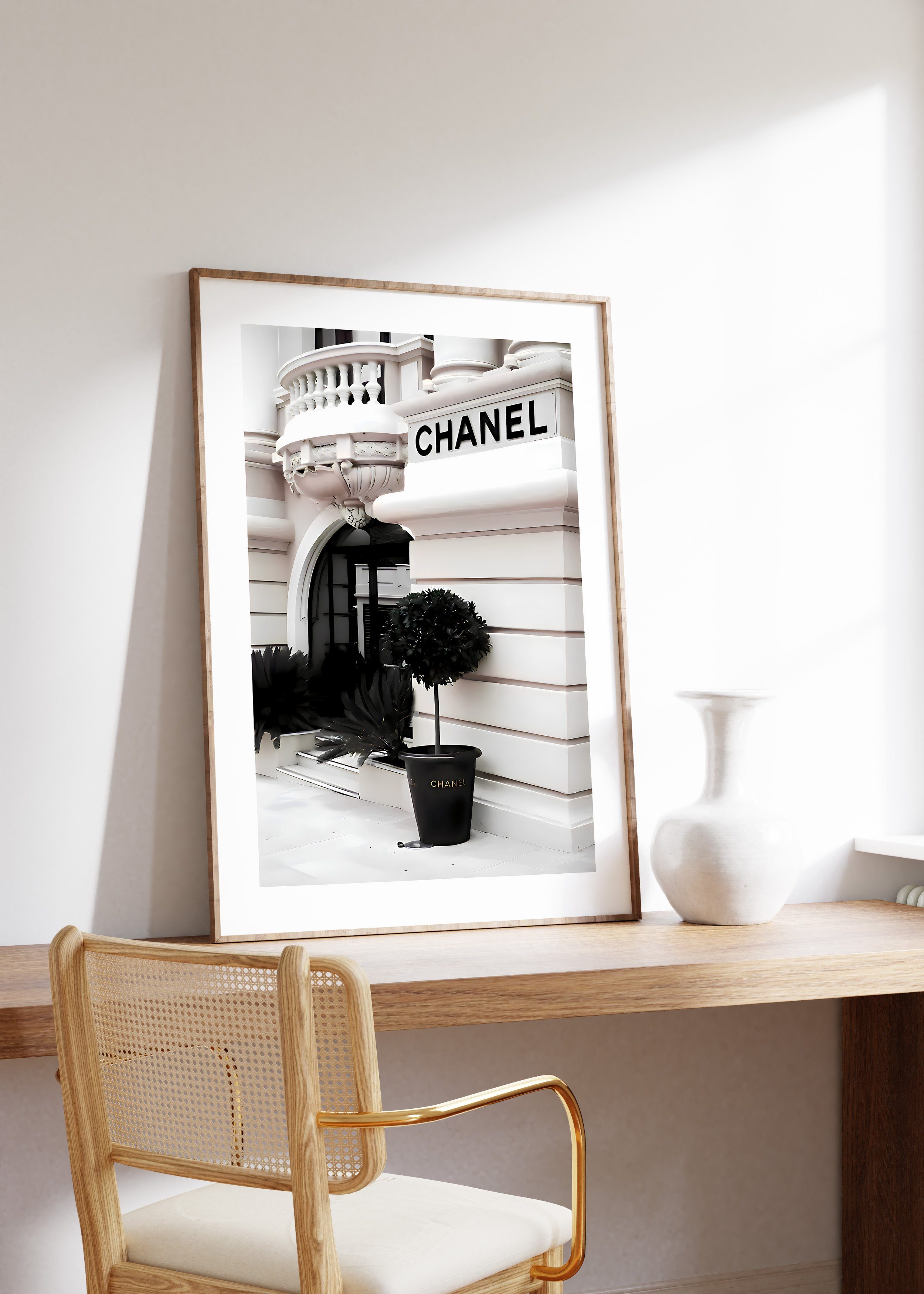 JUSTGOODMOOD · ohne Geschäft Rahmen, Premium Chanel verfügbar ® Poster in Größen Poster verschiedenen Poster