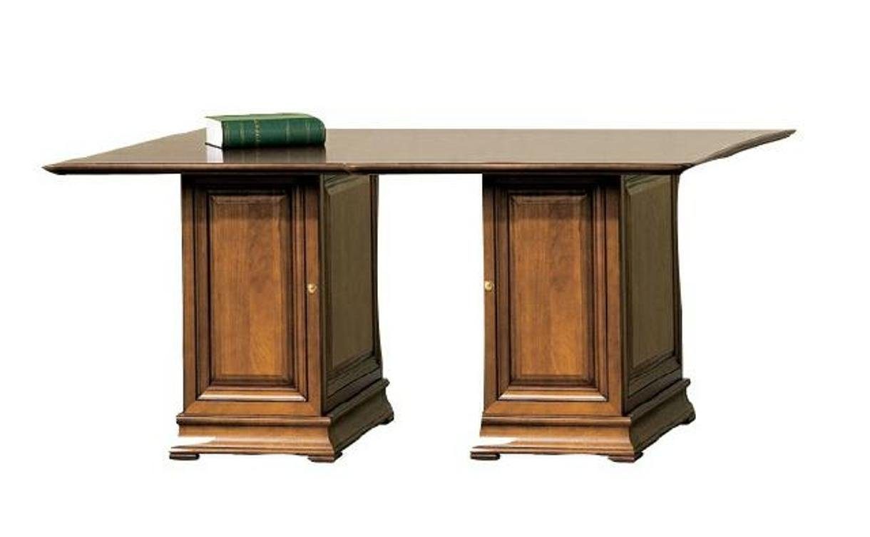 JVmoebel Schreibtisch Massivholz Schreibtisch in klassischem Design für stilvolle Büros, Made in Europa