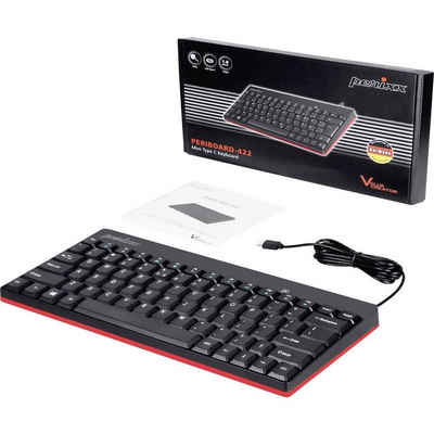 Perixx »PERIBOARD-422 Kabelgebundene kompakte Mini« Tastatur (USB-Anschluss)