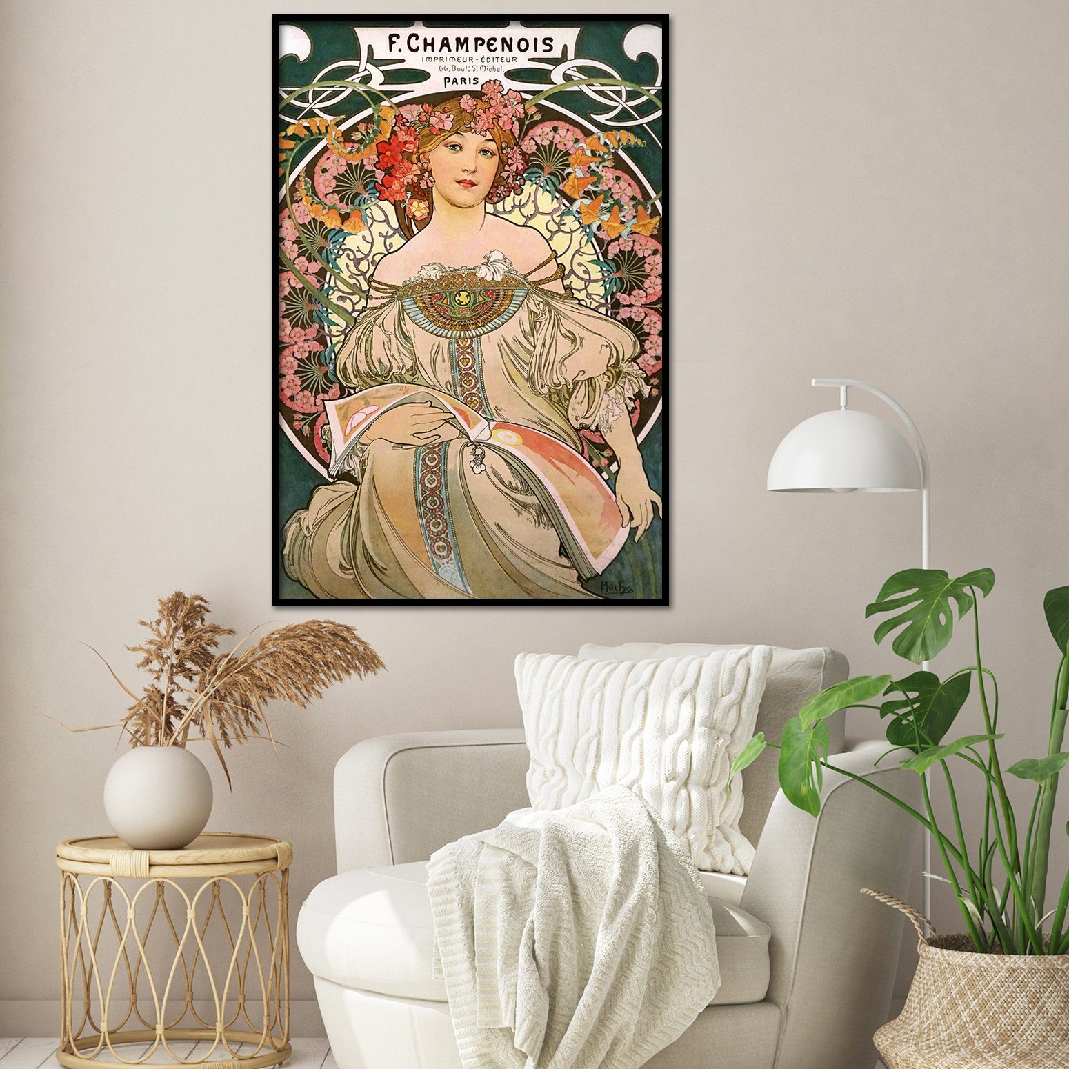 Close Up Poster Alfons Mucha Poster günstig online kaufen
