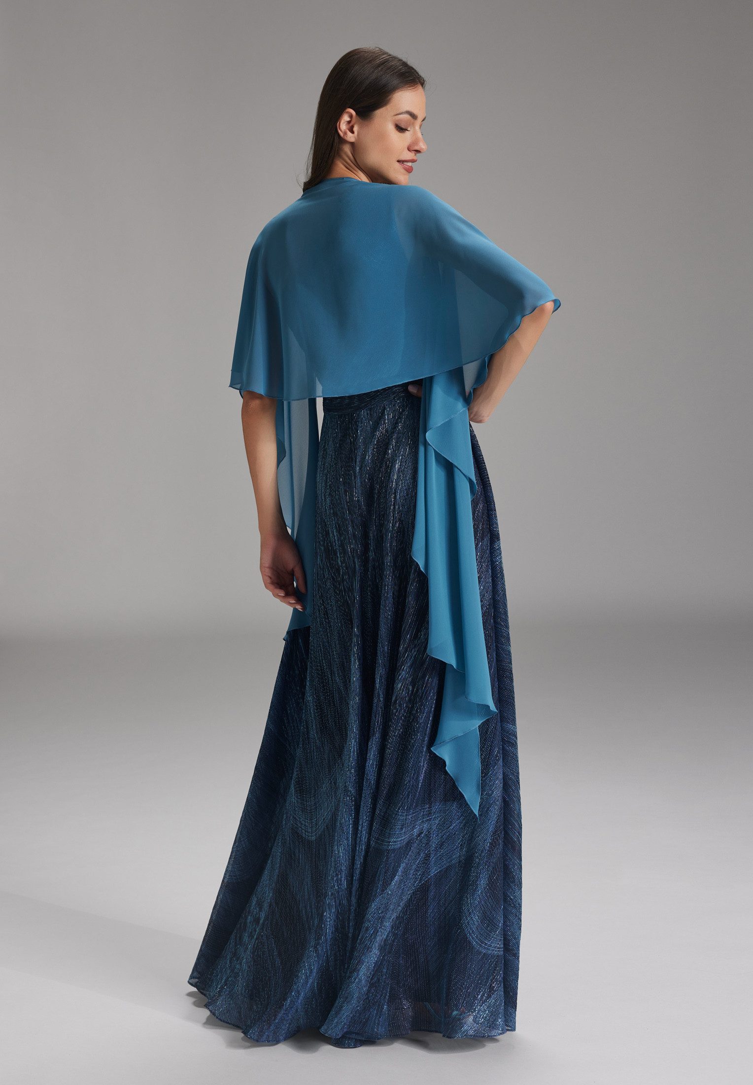 SWING Chiffontuch - Anlass Stola aus nachhaltigem Chiffon - Tuch über Kleid günstig online kaufen