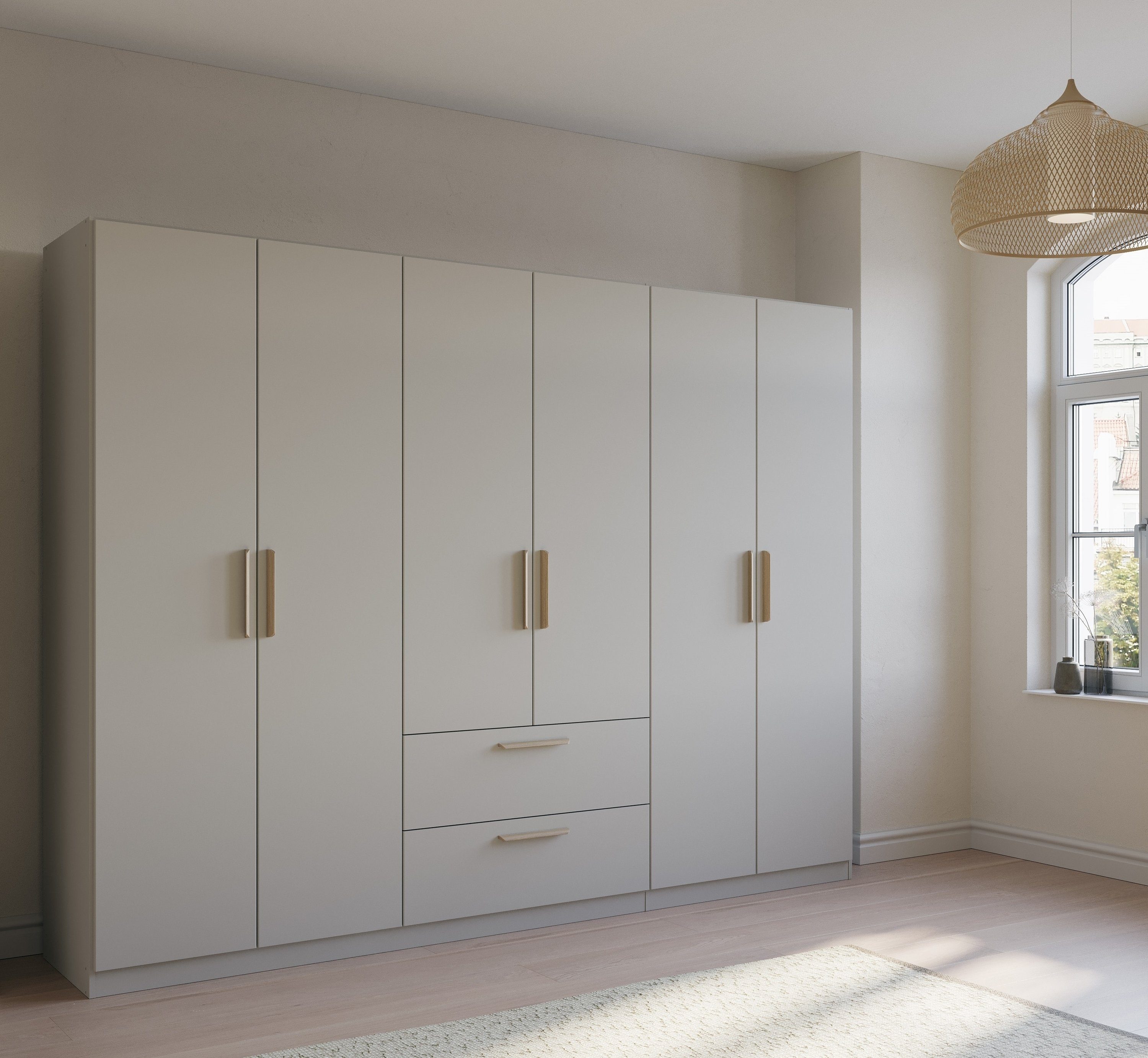 rauch Kleiderschrank Skandi by Quadra Spin Schlafzimmerschrank im Landhaus- günstig online kaufen