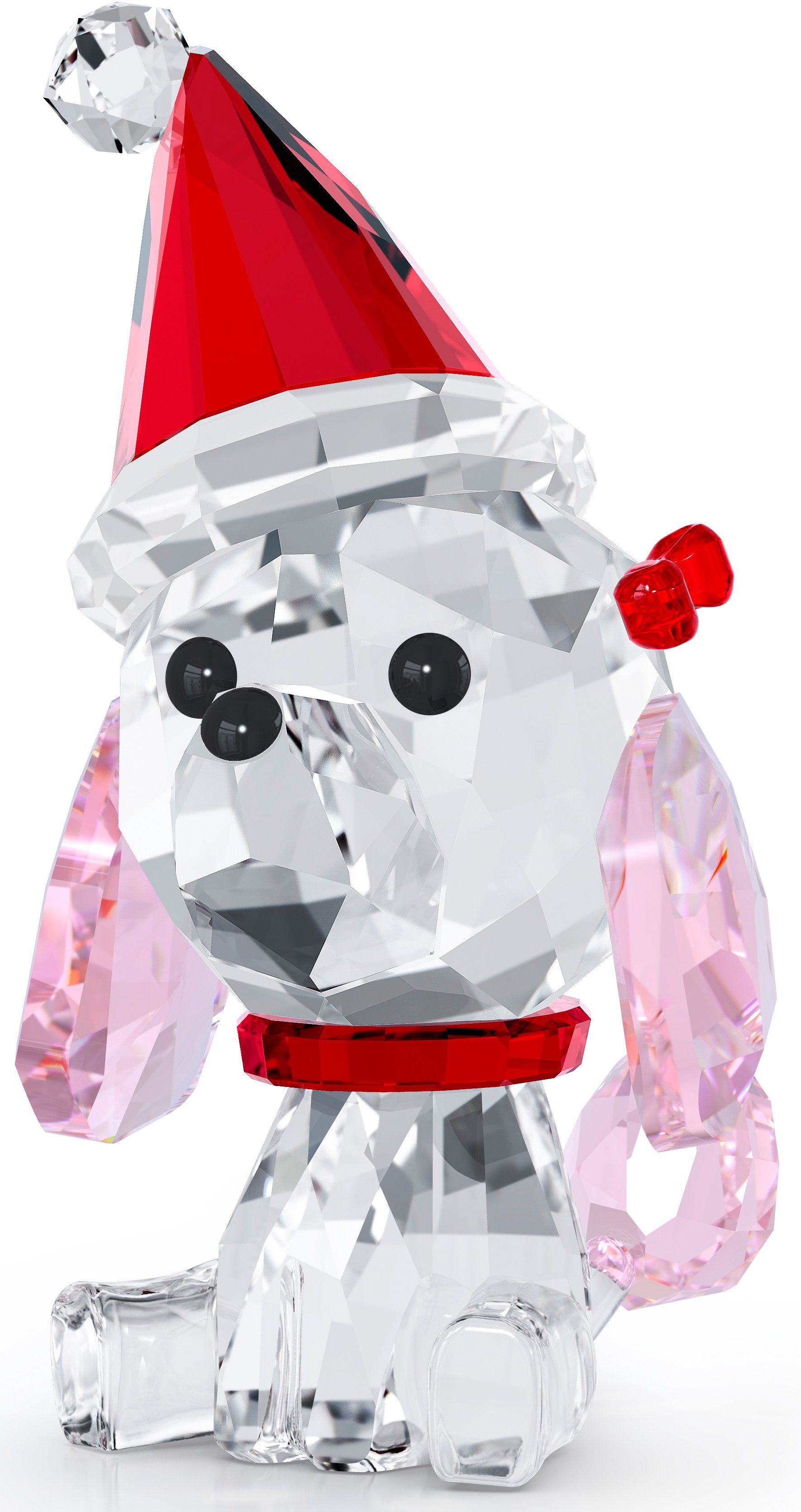 Swarovski Dekofigur Kristallfigur Hund Holiday Cheers Pudel, 5625854 (1 St), Swarovski® Kristall | Dekofiguren