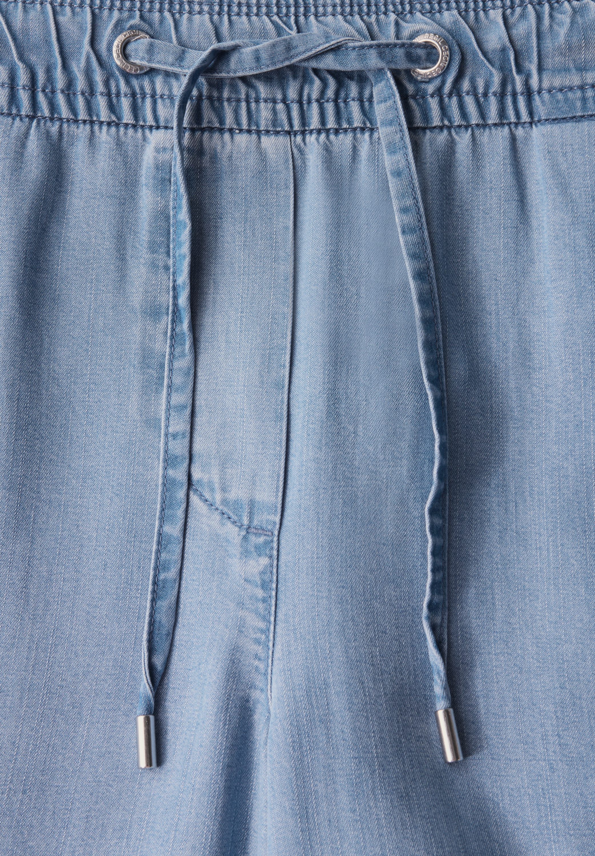 CECIL Stoffhose Style Neele Sommerhose mit elatischem Bund und Gummizug