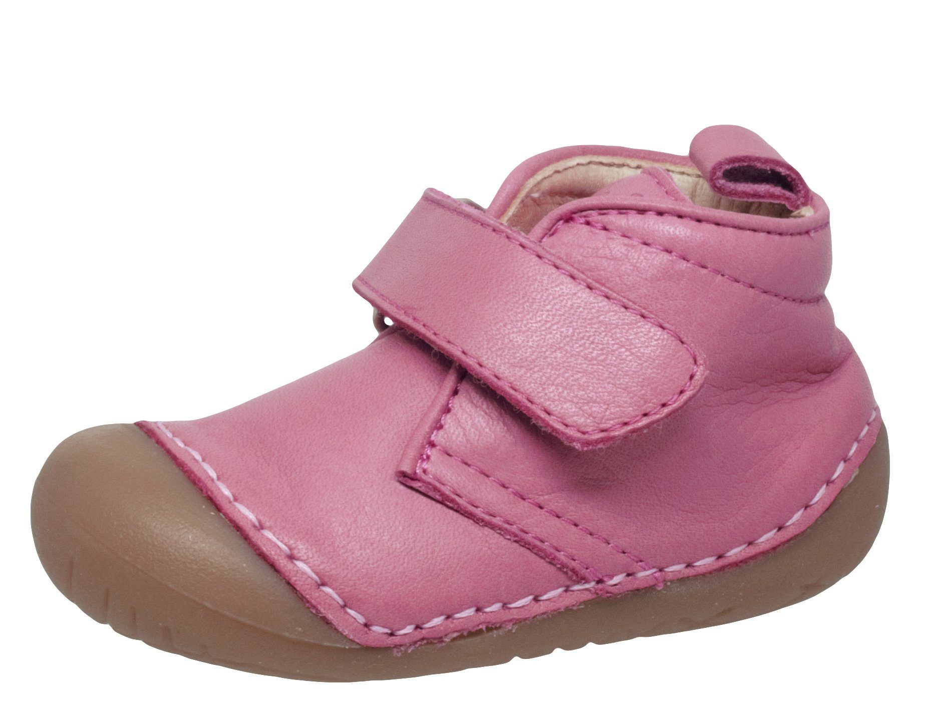 Ocra Ocra 331 Baby Mädchen Lauflernschuhe Leder Klett Pink Krabbelschuh