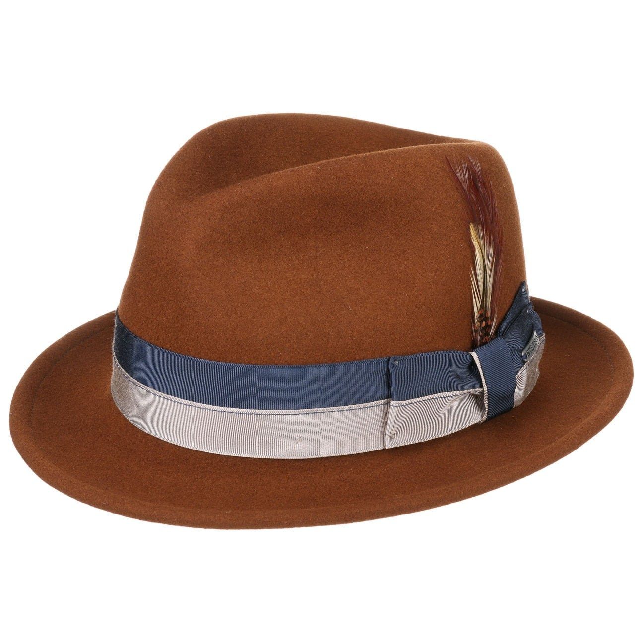 Stetson Filzhut (1-St) Wollfilzhut mit Ripsband, Made in USA
