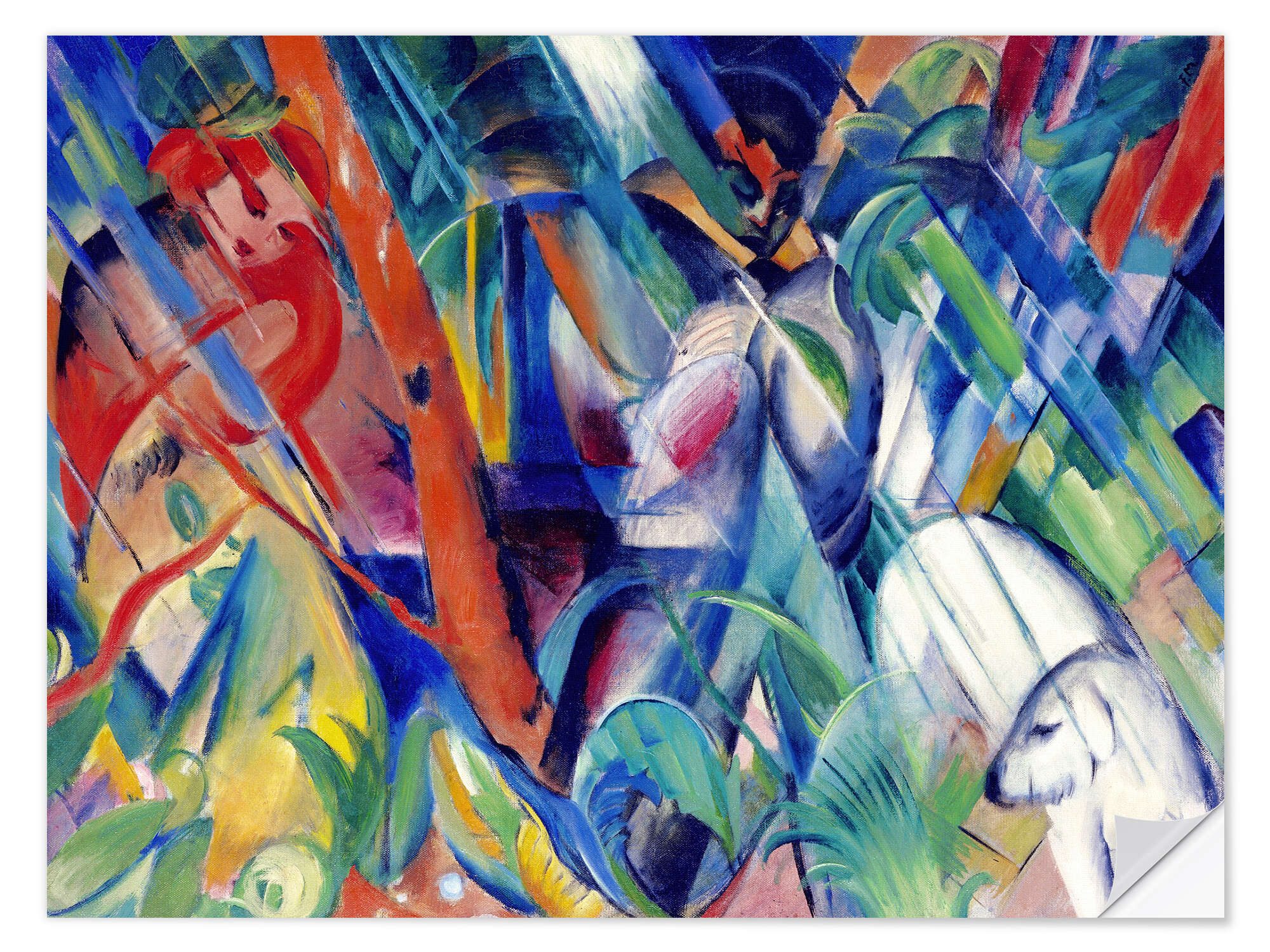 Wandfolie Franz Marc