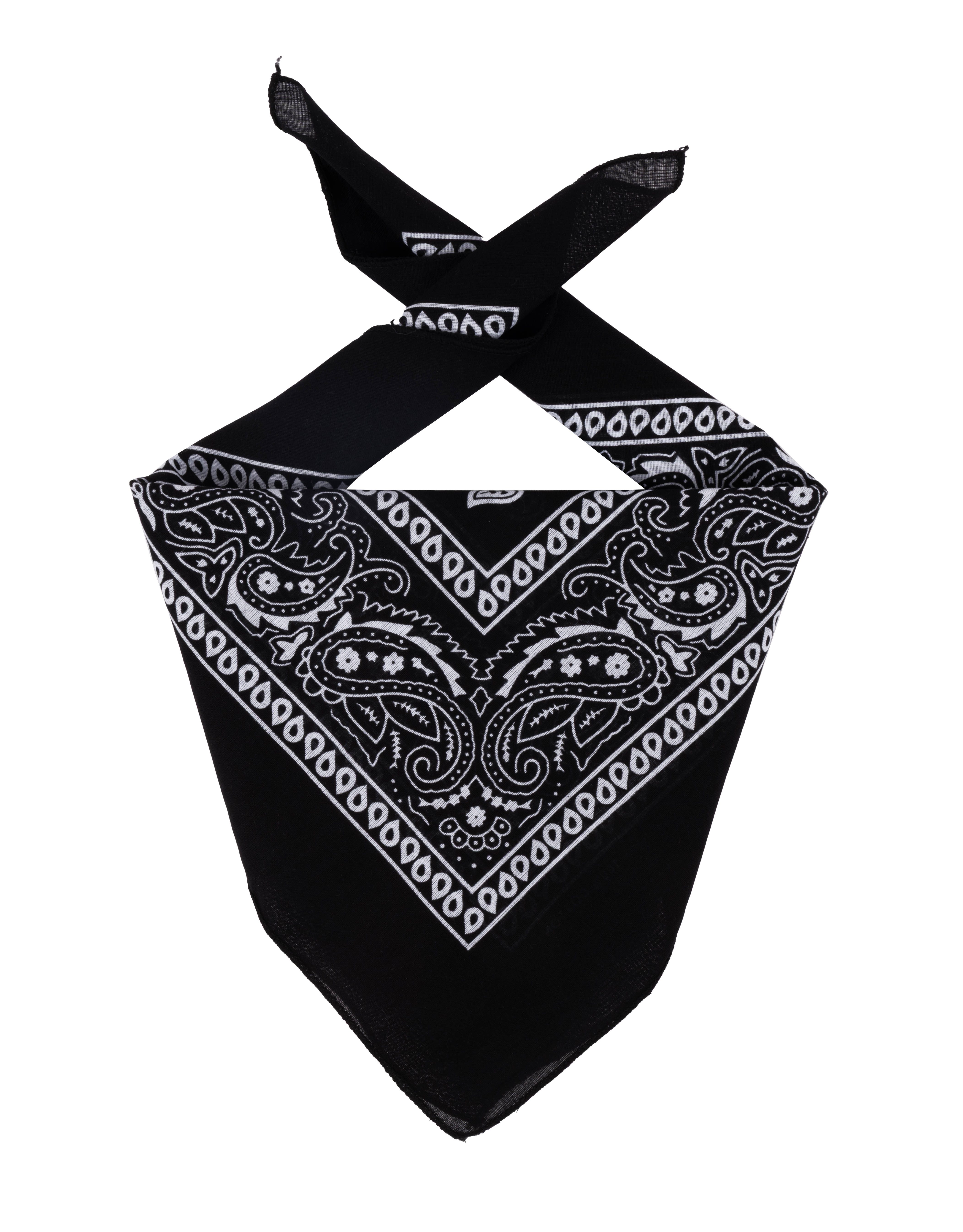 Goodman Design Bandana Klassische Paisley-Bandanas – 2er Set, 55 × 55 cm, (Spar-Set, 2er Pack), Leichtes Material – angenehm bei warmem und kühlem Wetter