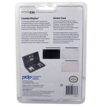 PDP - Performance Designed Products Konsolen-Tasche Duo Game Hard-Case + Stift Box Tasche Etui, Spiele-Hülle, Stifte, Display-Schutzfolie, etc für Nintendo DS Lite
