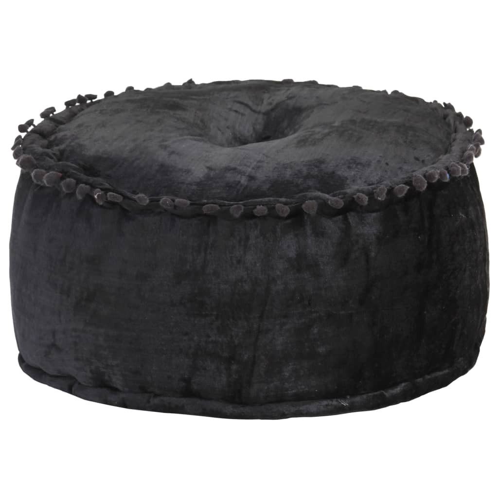 vidaXL Polsterhocker Pouf Rund Samt 40×20 günstig online kaufen