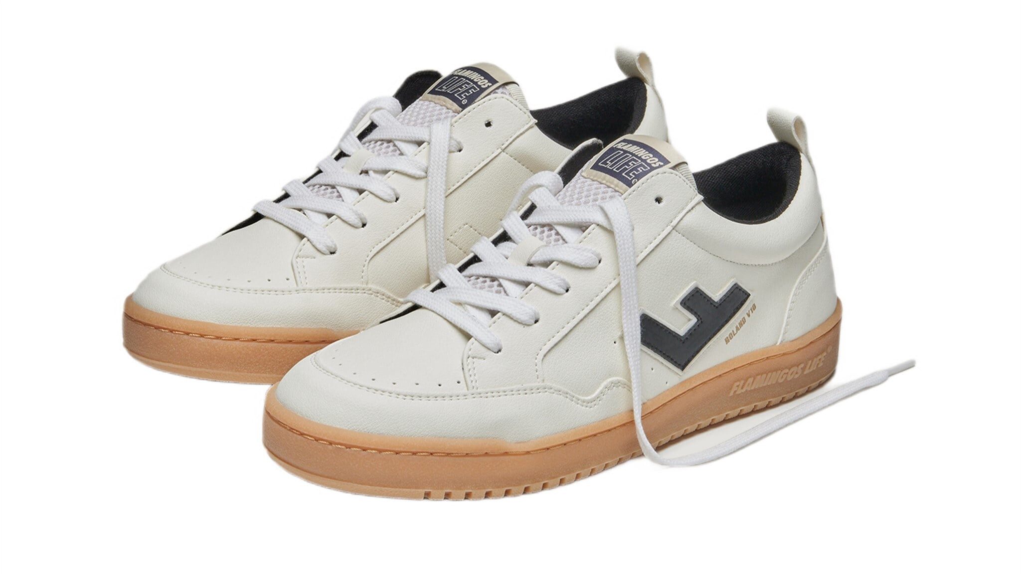 Flamingos Life Roland V10 - weiss/natur/schwarz Sneaker