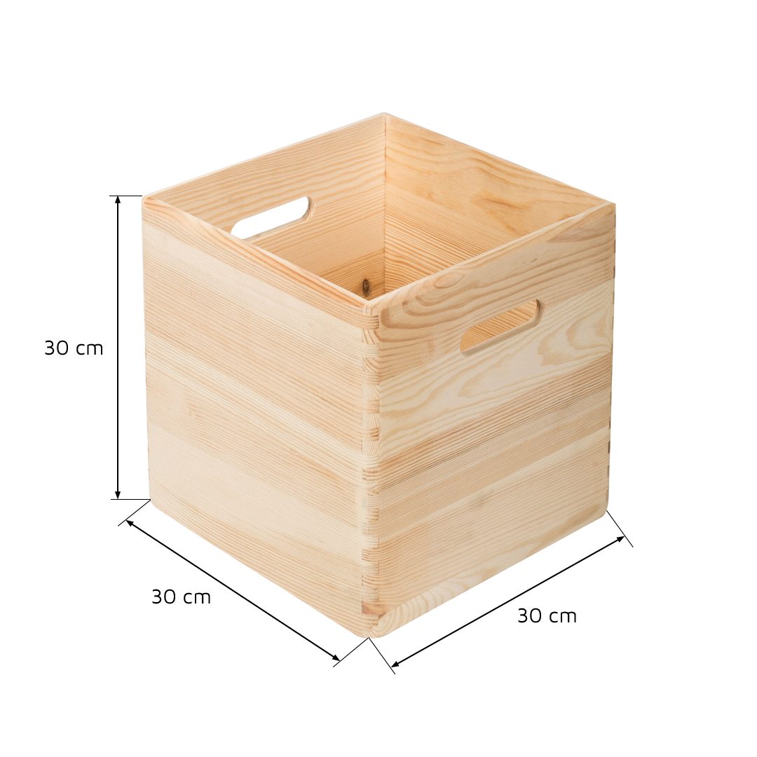 Astigarraga Kit Line Holzkiste Vollholz-Kiste - Dinamic, passend für KALLAX und EKET, Holzkiste (1 St)