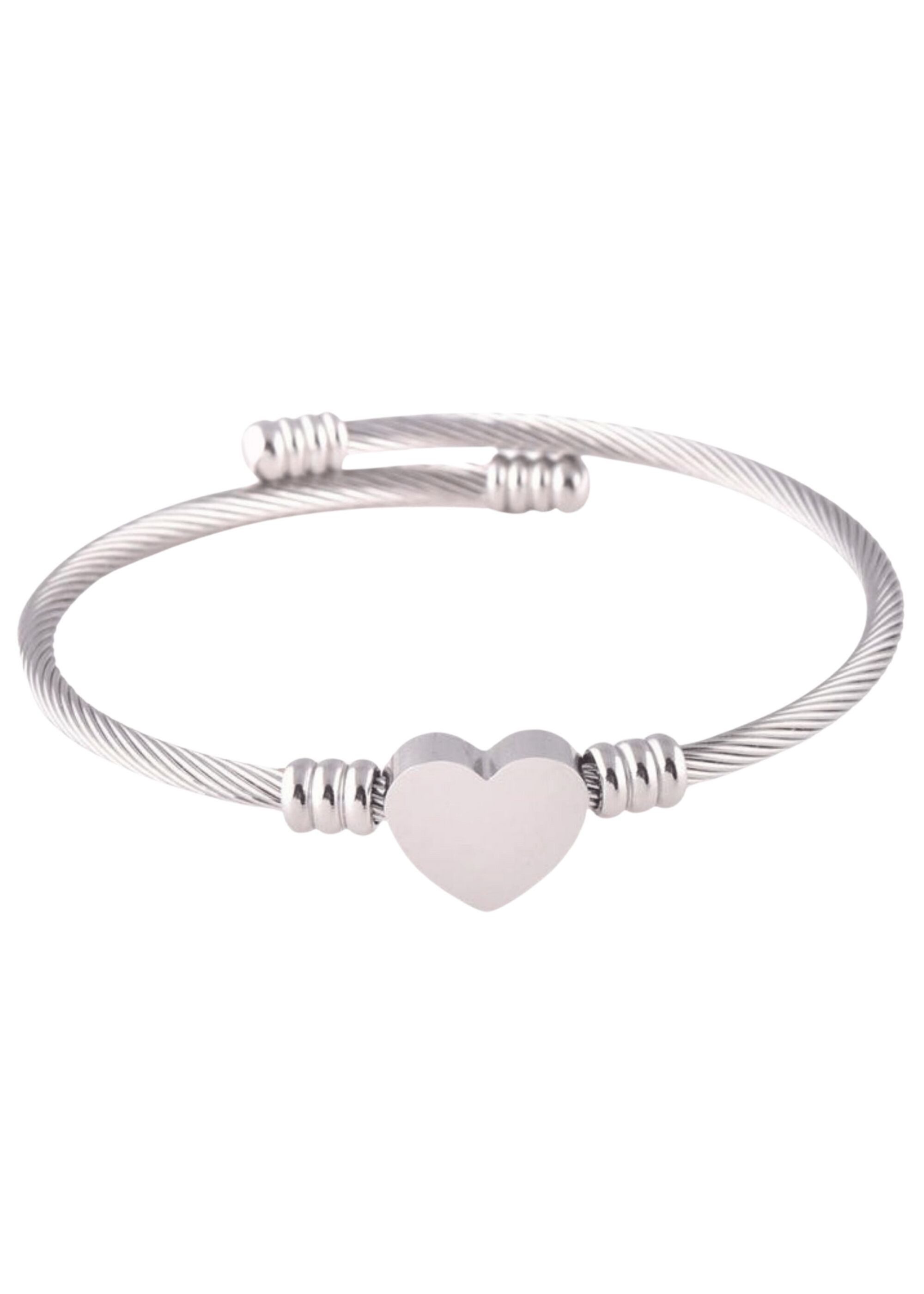 ENGELSINN Edelstahlarmband Heart hochwertiger, universell verstellbarer günstig online kaufen