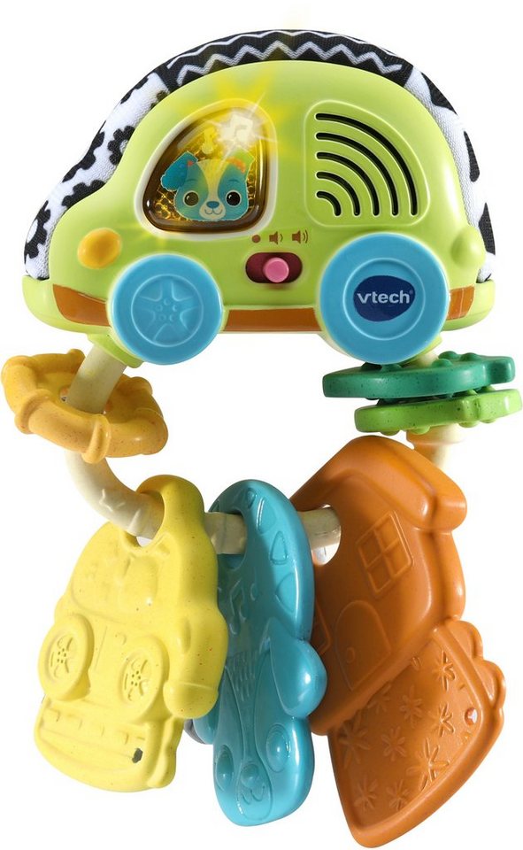 Vtech® Lernspielzeug Vtech Baby, Babys Autoschlüssel, Leuchtende  Fahrertaste mit Tiermotiv löst tolle Sätze, Geräusche und Lieder aus