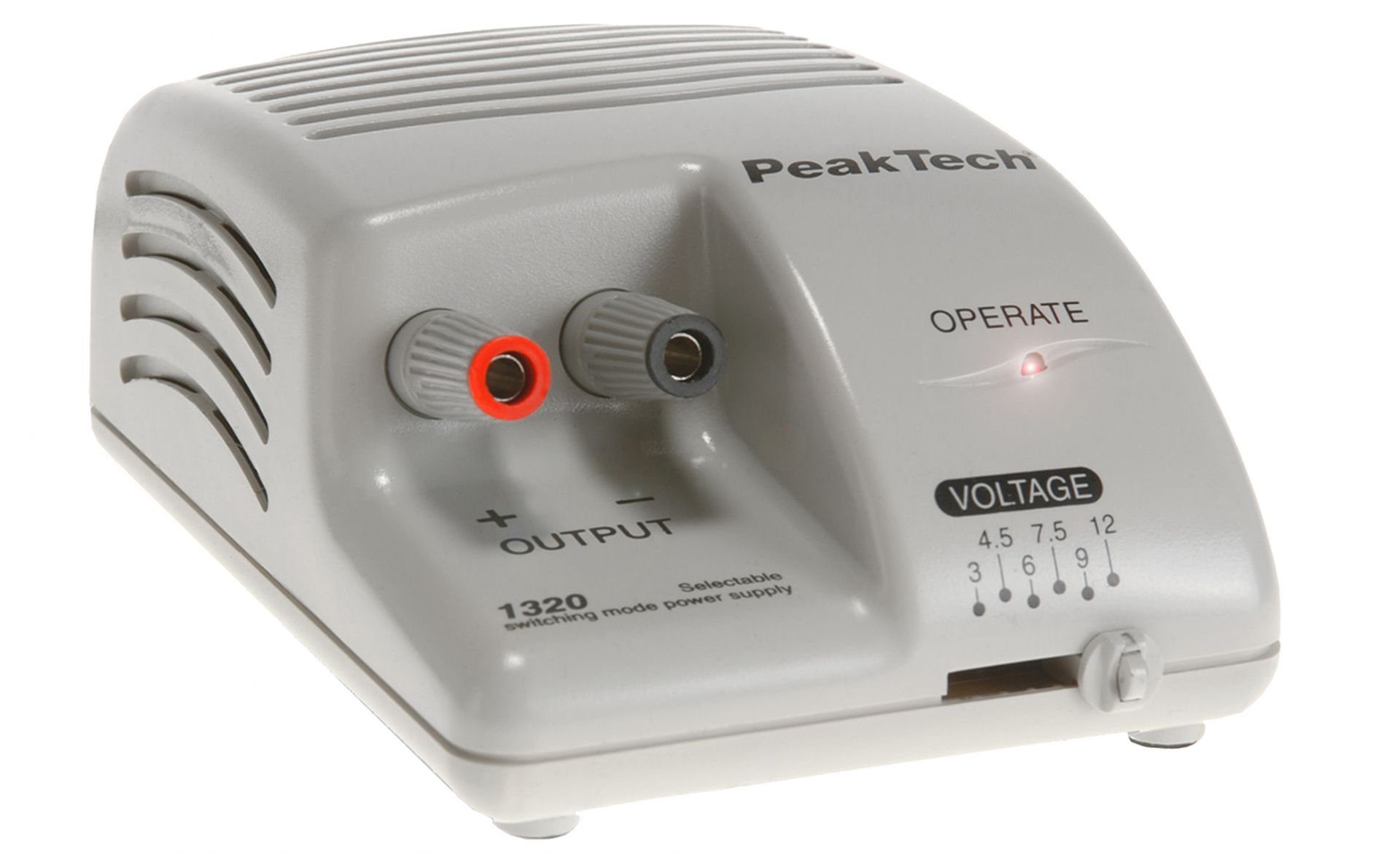 PeakTech Spannungsprüfer PeakTech P 1320: DC Schaltnetzgerät ~ 3 - 12 V /  3,2 A, (1 St)