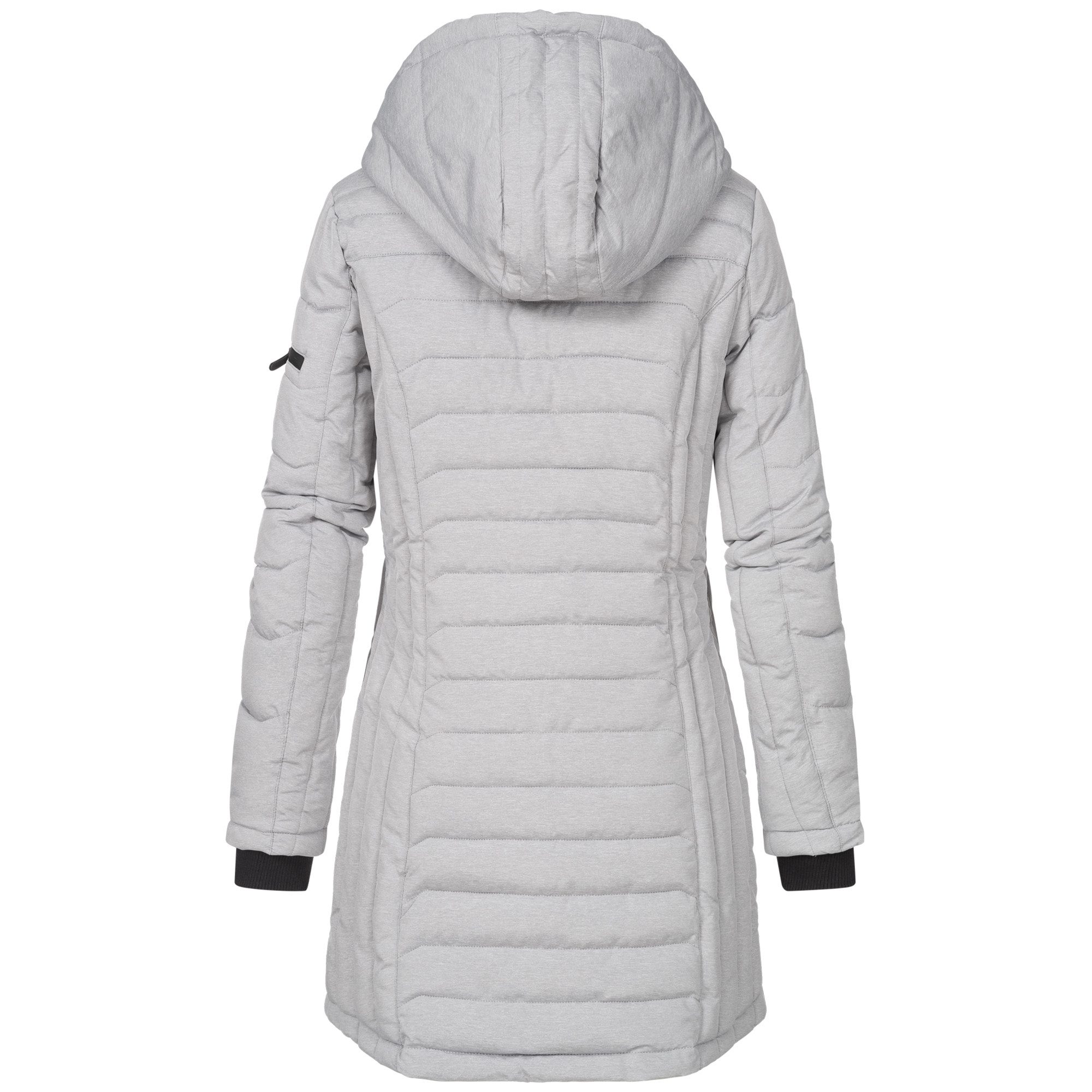 SUBLEVEL Steppjacke Damen Mantel mit Kapuze lange Winter Jacke Langer Parka günstig online kaufen