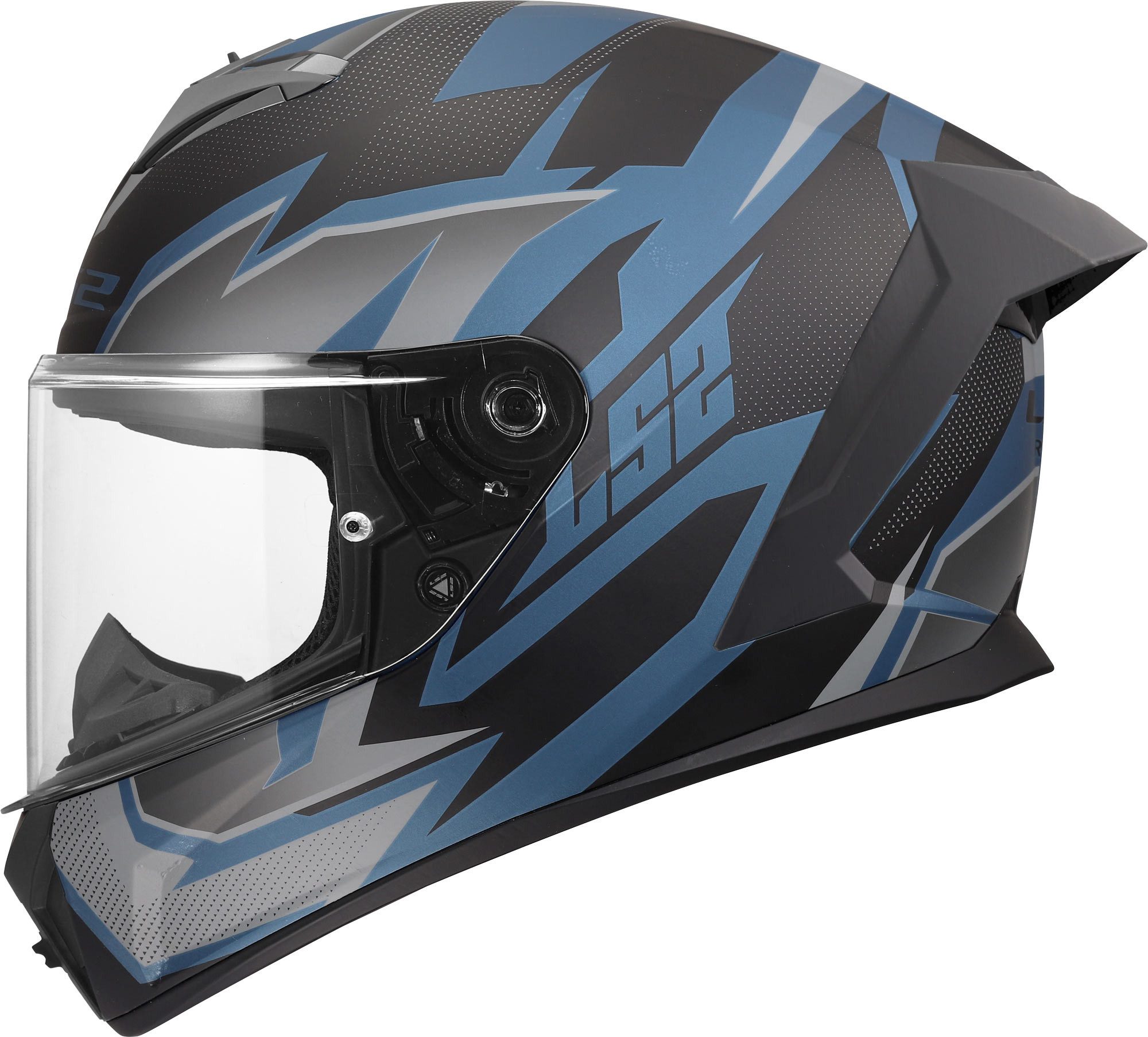 LS2 Motorradhelm FF820 Rapid III Xtrem Helm, Atmungsaktiv, Pinlock, Ratschenverschluss, Waschbar, ECE 22.06