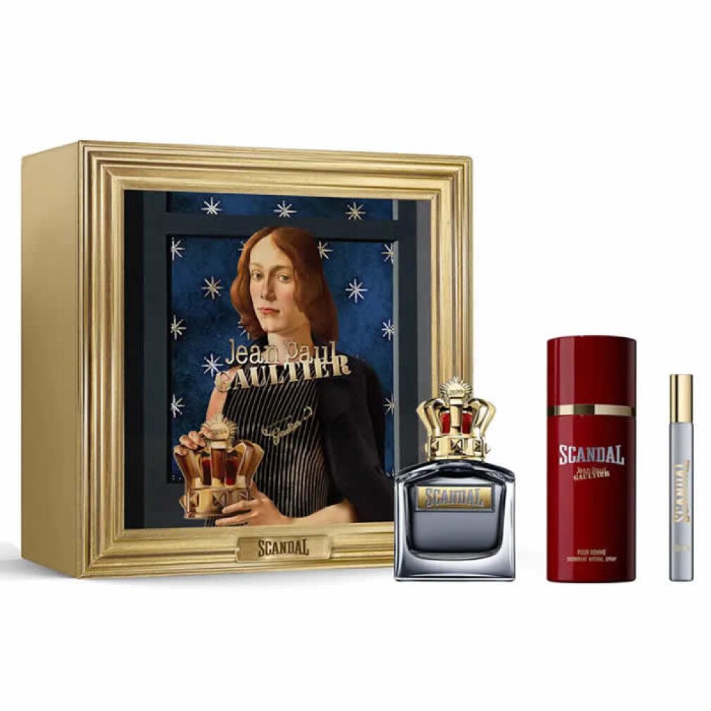 Duft-Set SCANDAL POUR HOMME CASE 3 Stück