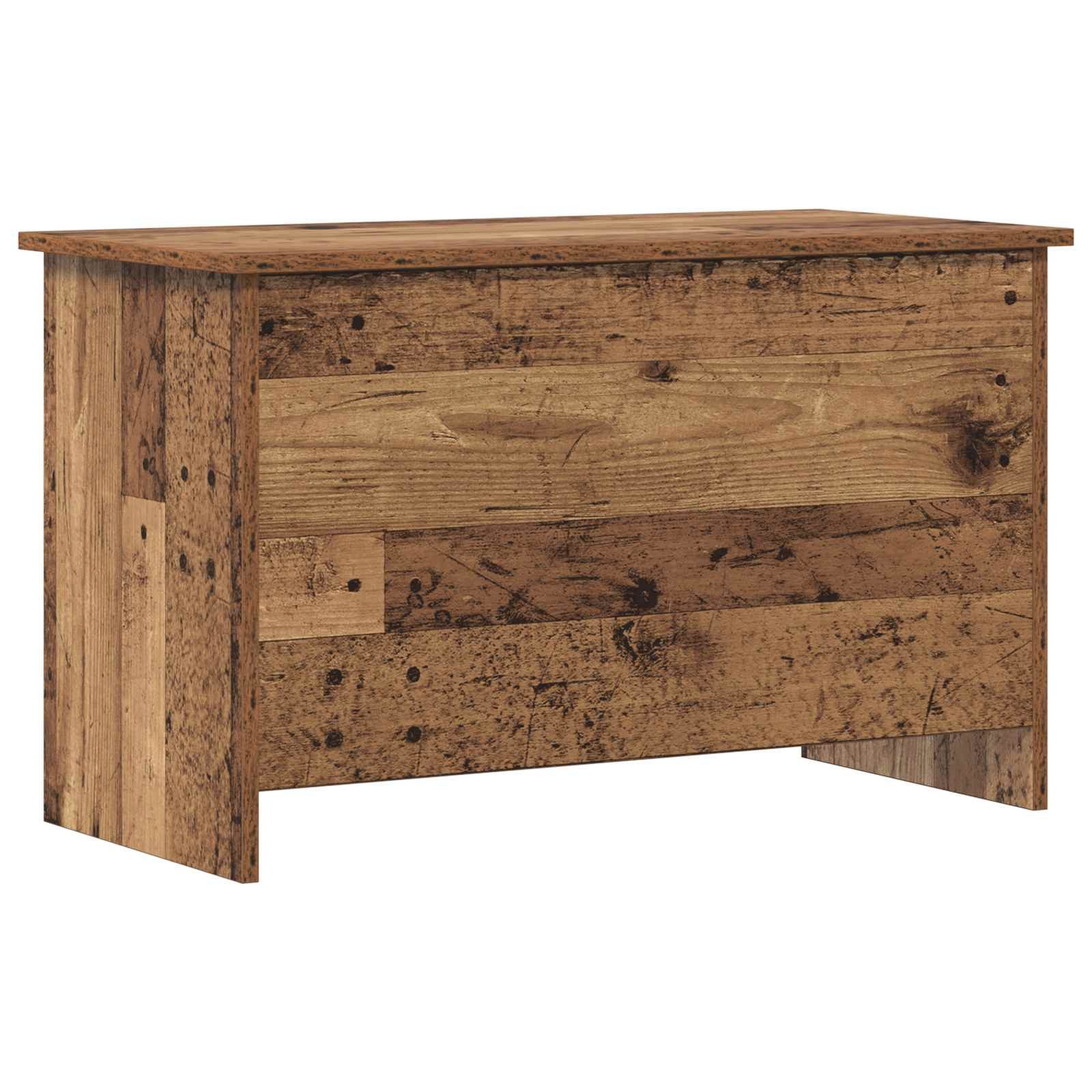 vidaXL Aufbewahrungsbox Aufbewahrungstruhe Altholz 80 x 40 x 50 cm Holzwerkstoff (1 St)
