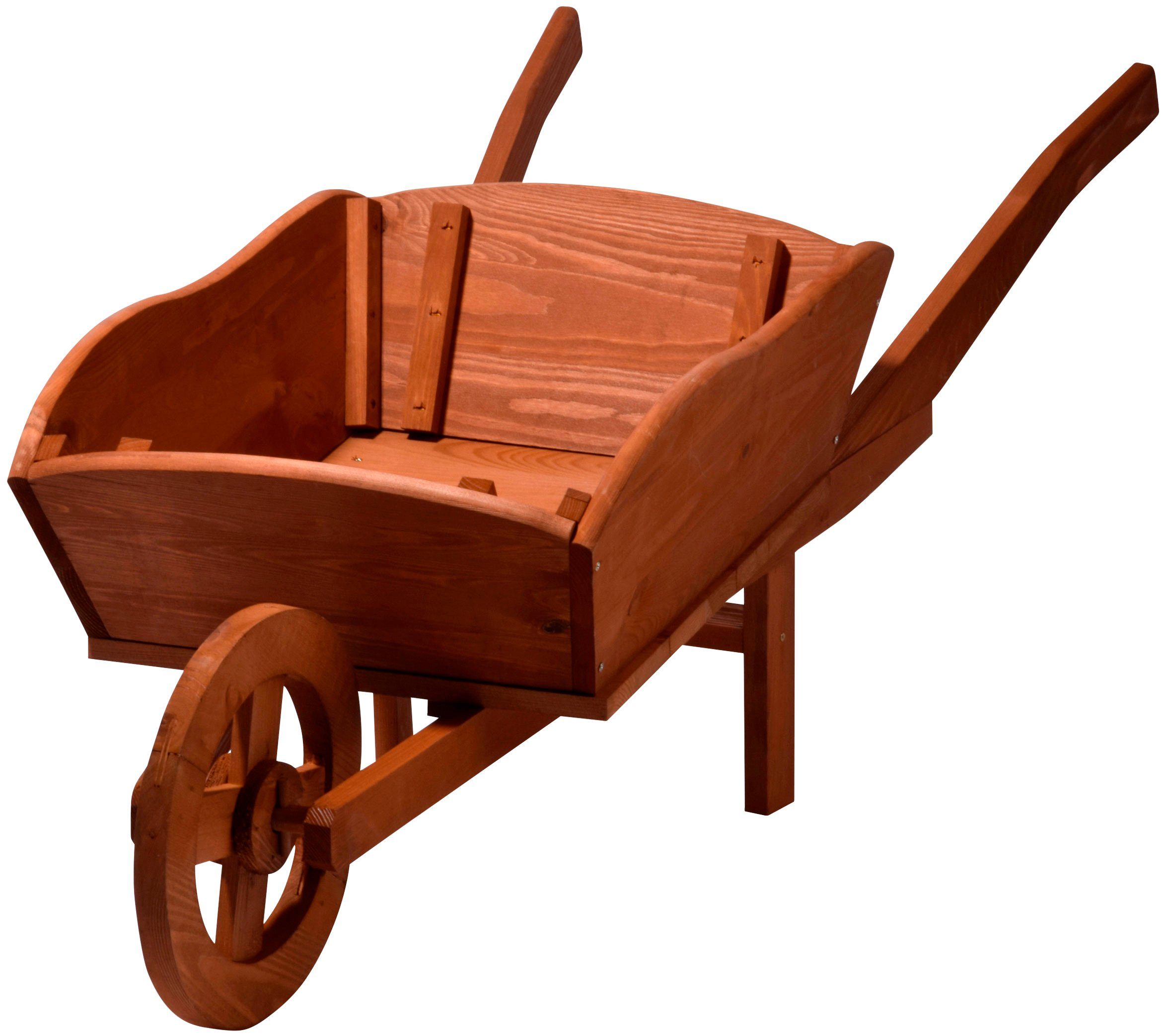 dobar Pflanzkübel Pflanzenschubkarre zur Anpflanzung, BxTxH: 47x129,5x43 cm