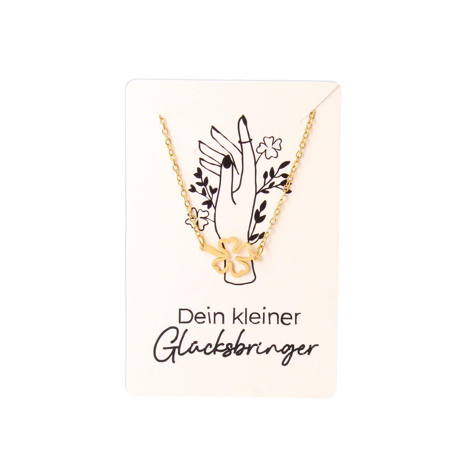 wildbloomdesign Freundschaftsarmband Glücksbringer, Kommunion, Konfirmation, Taufe, Geburtstag, Muttertag, Freundschaft