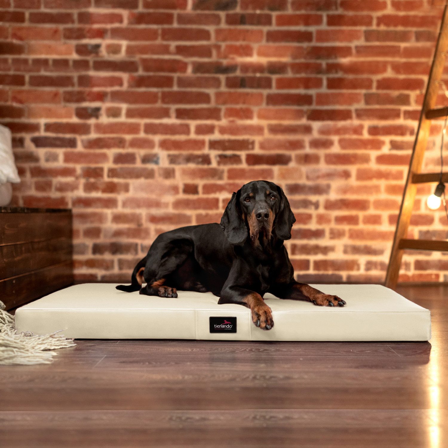 Thumbnail - tierlando® Tierbett tierlando® Orthopädische Hundematratze ALICE EASY CLEAN Kunstleder Hun