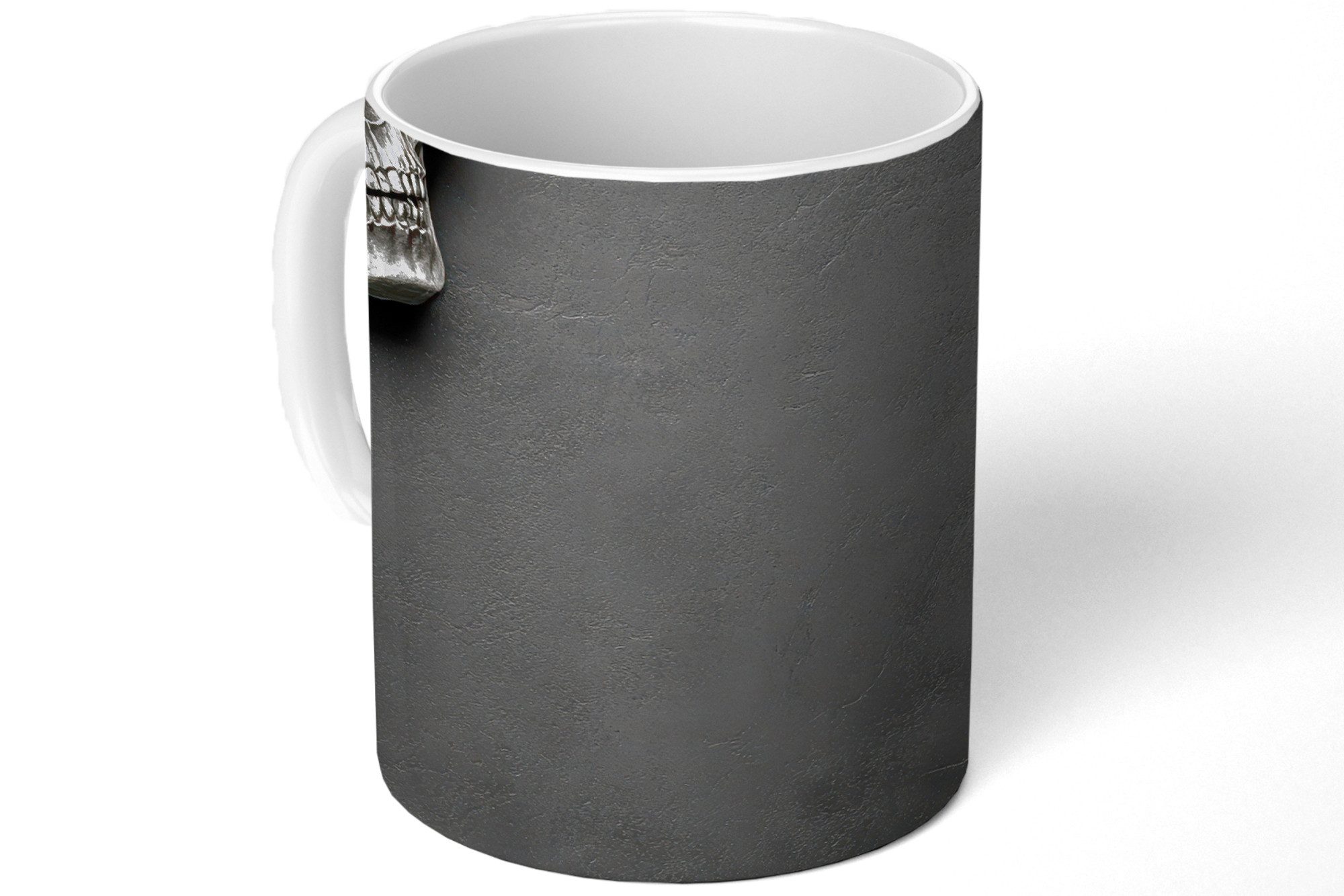 MuchoWow Tasse Skelett - Totenköpfe - Totenköpfe - Schwarz, 1-tlg., Keramik, Kaffeetassen, Teetasse, Becher, Kaffeebecher, Geschenk