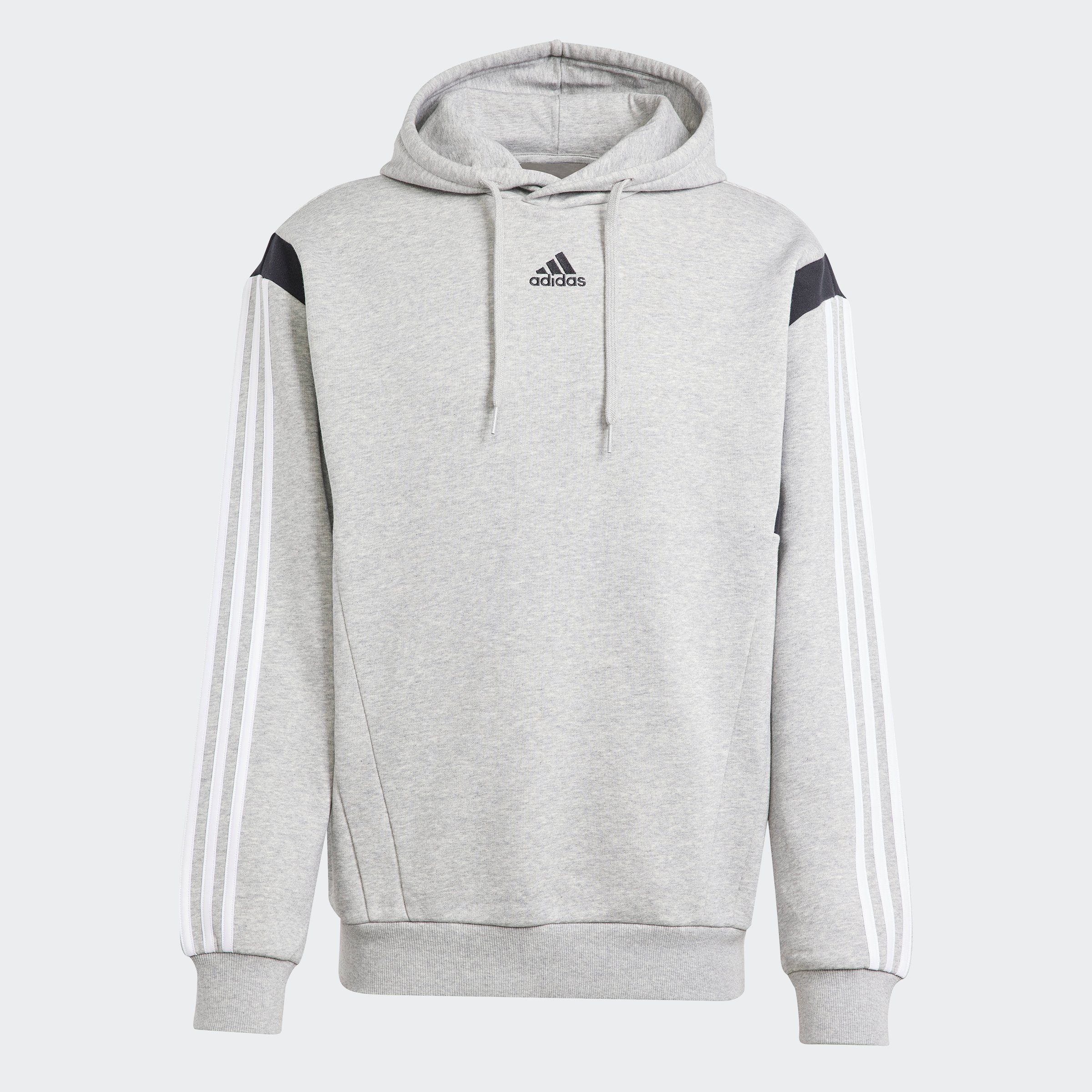 adidas Sportswear Kapuzensweatshirt COLORBLOCK HOODIE Heather Grey Medium